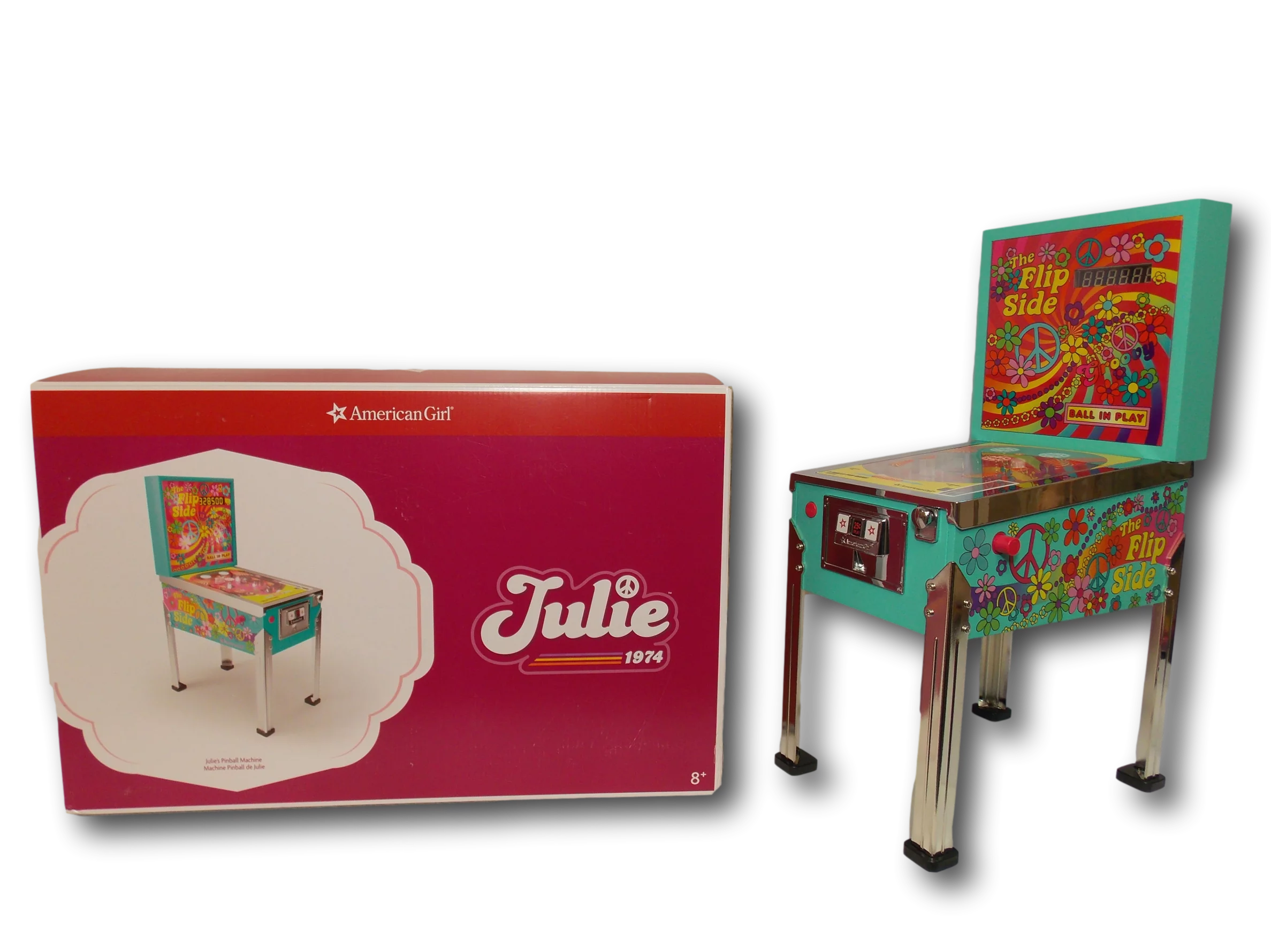 American Girl Julie's Pinball Machine for 18