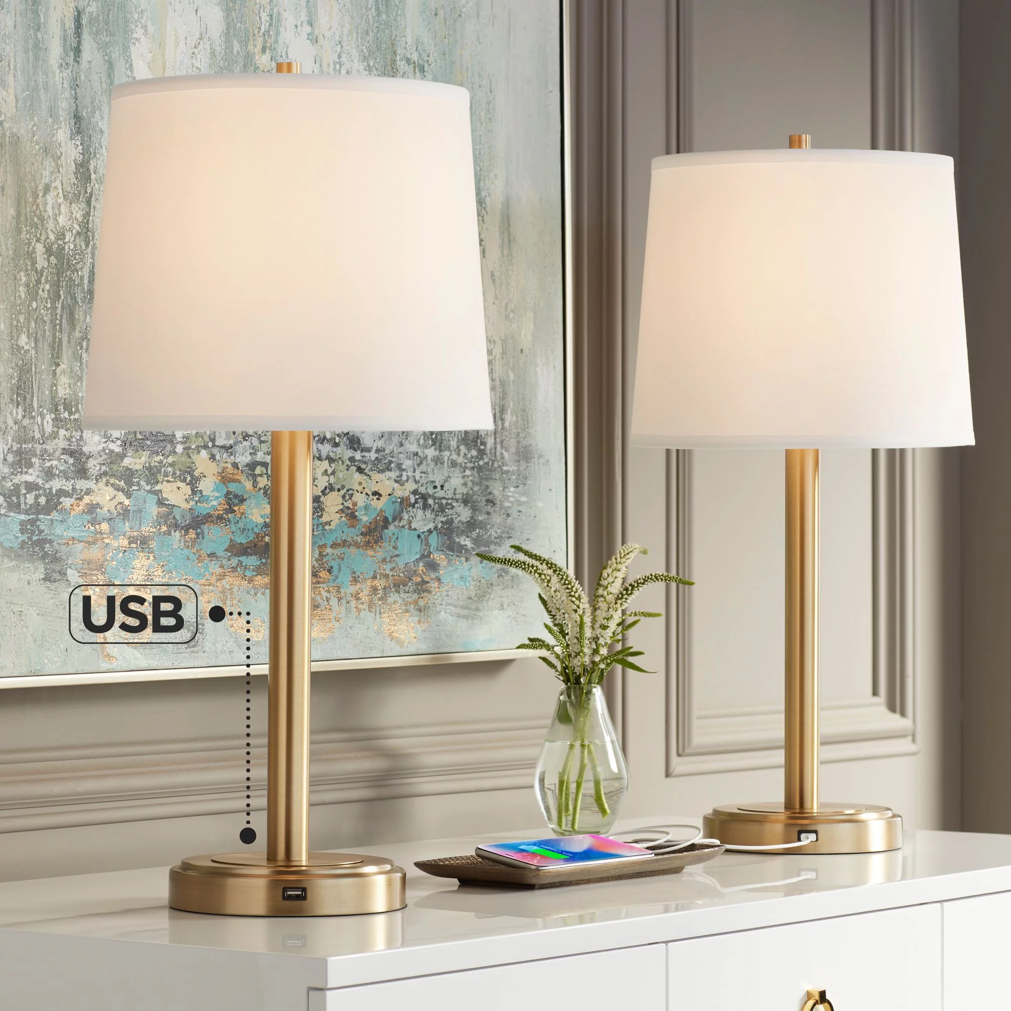 360 Lighting Camile Modern Table Lamps 25