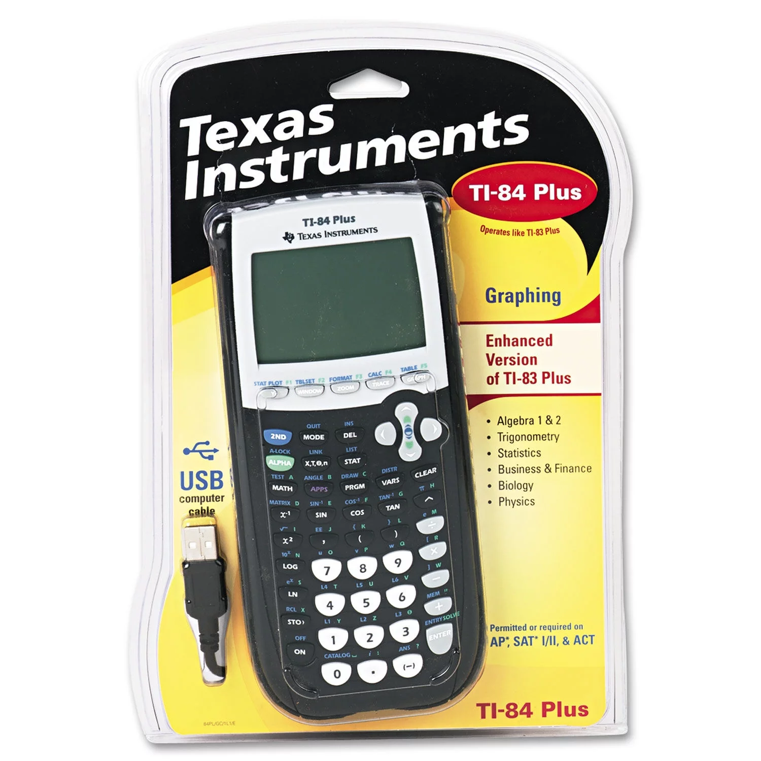 Texas Instruments TI-84Plus Programmable Graphing Calculator 10-Digit LCD