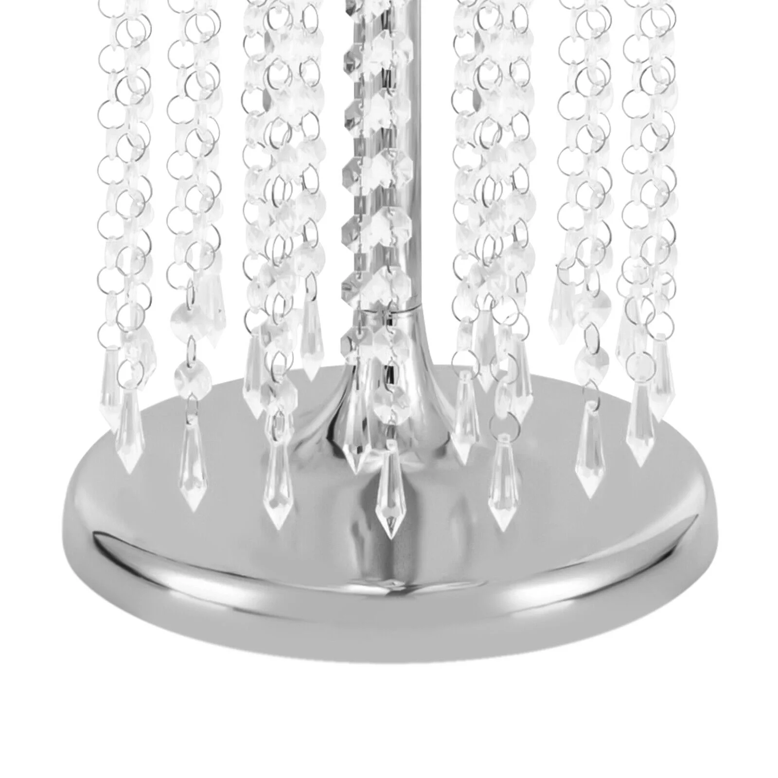 Miumaeov 10 Packs 23.6inch Tall Wedding Centerpieces Flower Vases Stand Crystal Flower Arrangements Decor