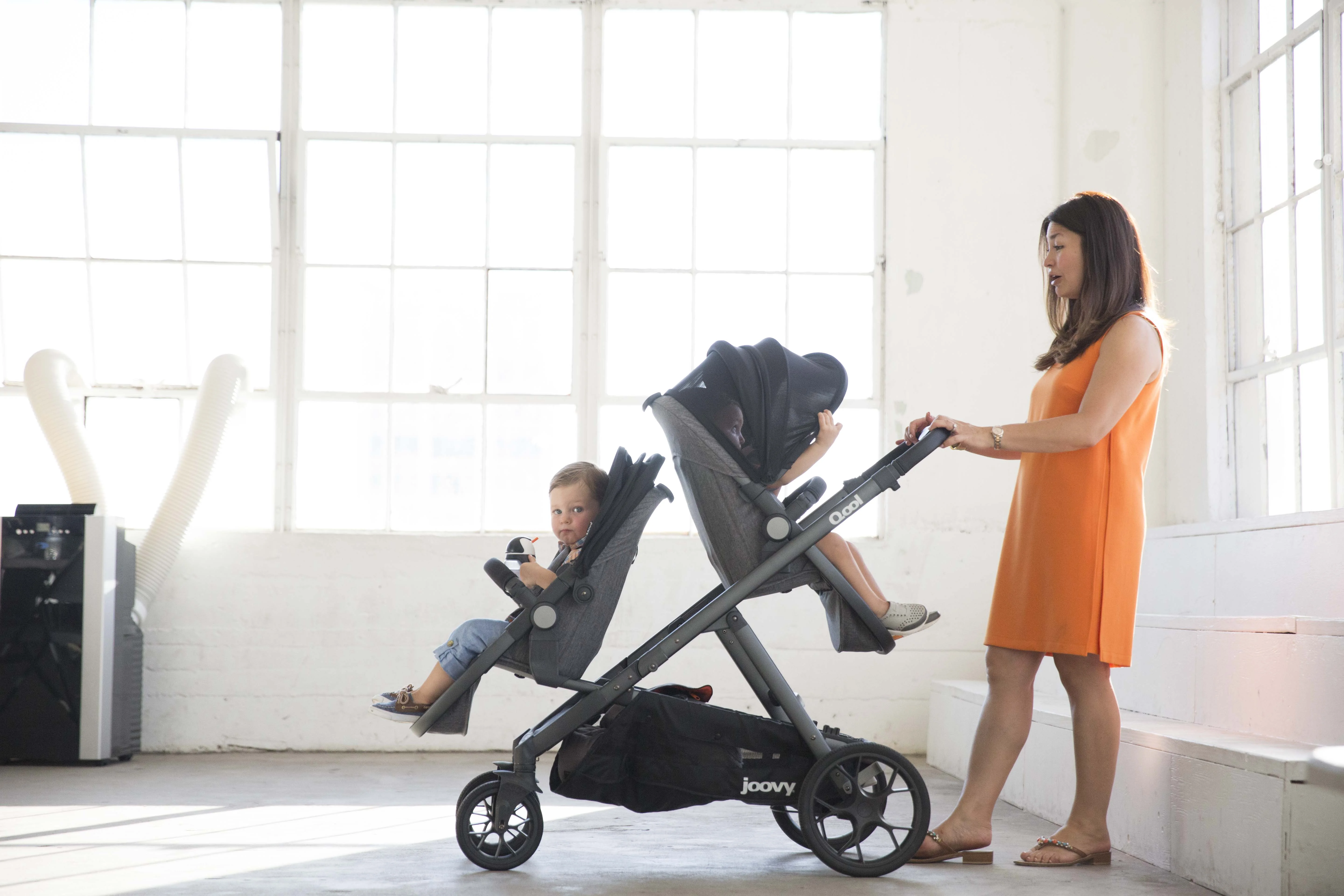 joovy Qool Front Adapters - Black