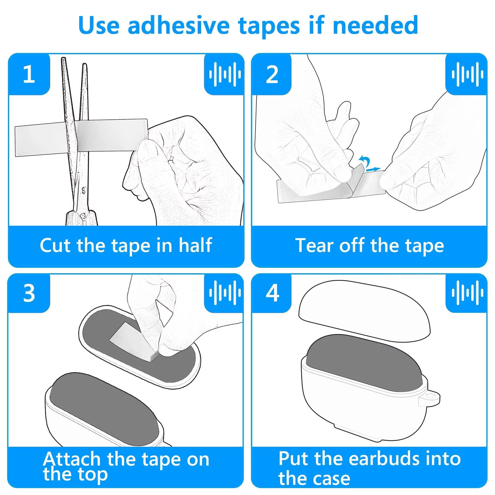 Geekria Silicone Case Cover Compatible with Soundcore by Anker Liberty 4 True Wireless Earbuds, Earphones Skin Cover, Protective Carrying Case with Keychain Hook, Charging Port Accessible (Black)