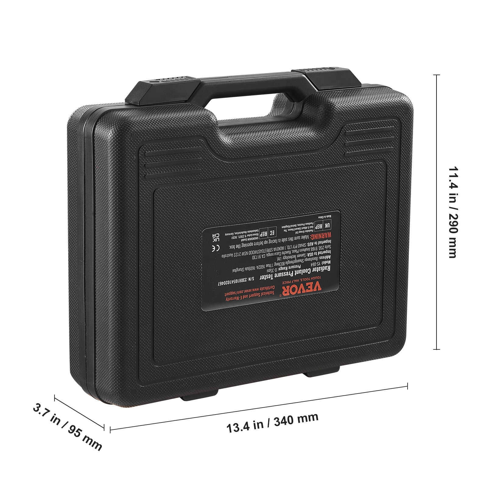 BENTISM 14 Pcs Radiator Pressure Tester Coolant Vacuum Purge Refill With Adapters