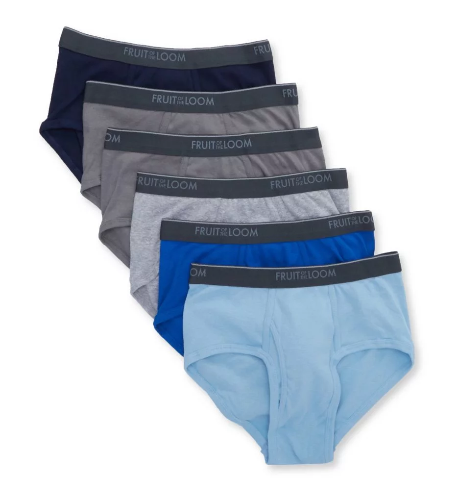 Men's Fruit Of The Loom 6P460TG Assorted Fashion Brief - 6 Pack (Assorted M)