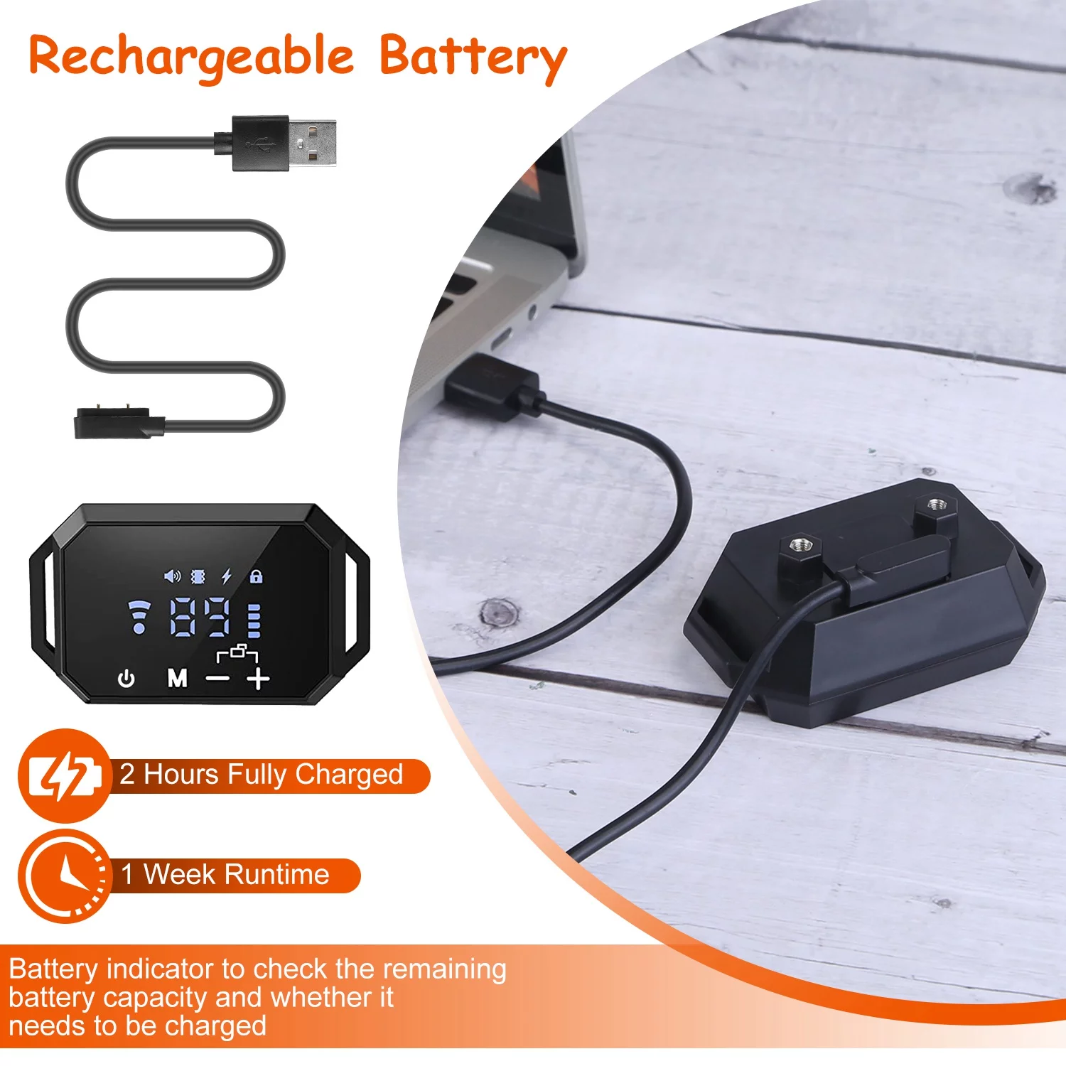 Radius 98-3280FT Wireless GPS Dog Fence iMounTEK Rechargeable Waterproof Electric Dog Collar Black