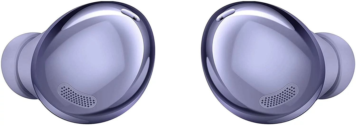 UrbanX Street Buds Pro Bluetooth Earbuds For Realme Narzo 20 True Wireless, Noise Cancelling, Charging Case, Quality Sound, Sweat Resistant, Purple (US Version)