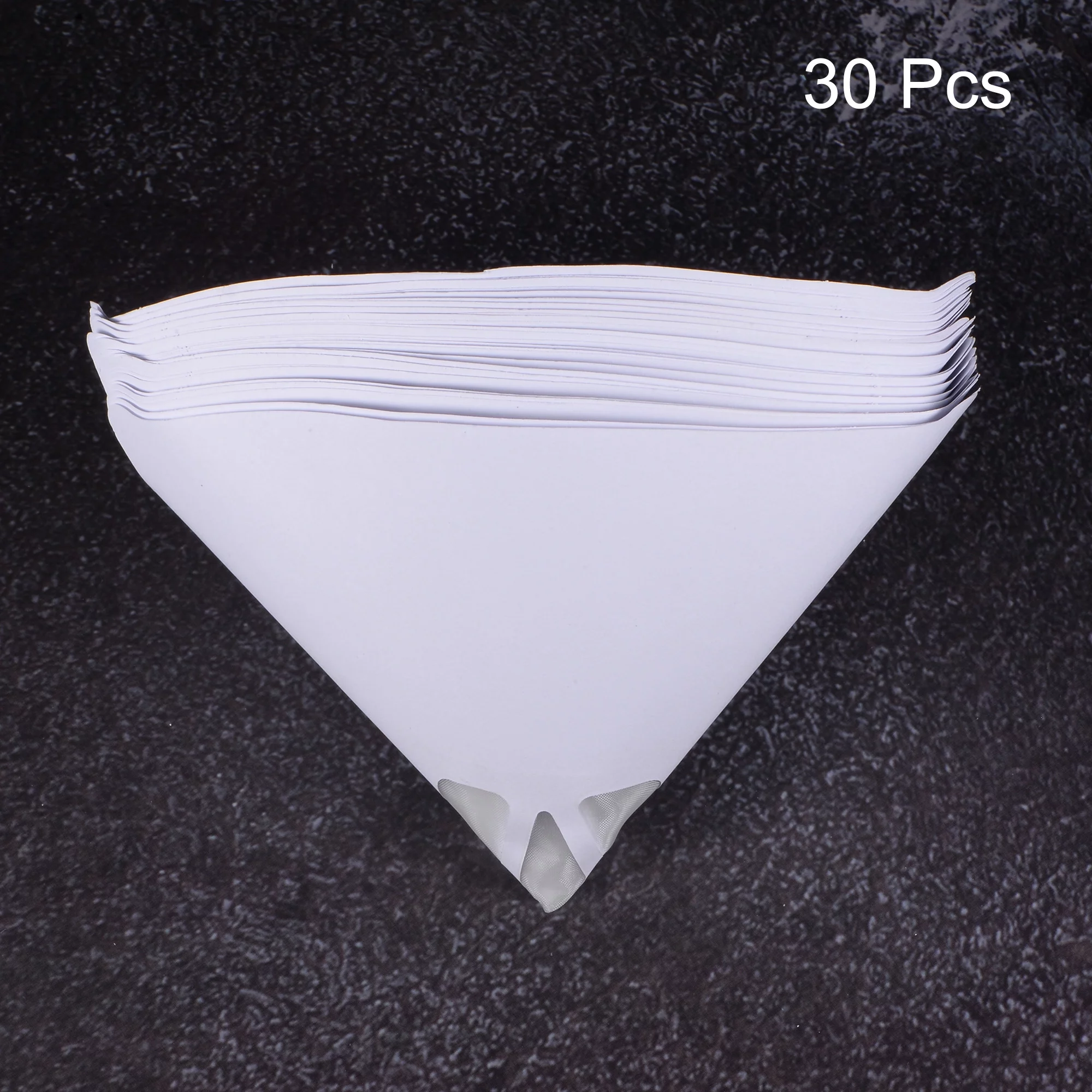Uxcell 30Pcs 150 Micron 190mmx100mm Cone Paint Screen Funnel Nylon Mesh Paper Paint Strainer
