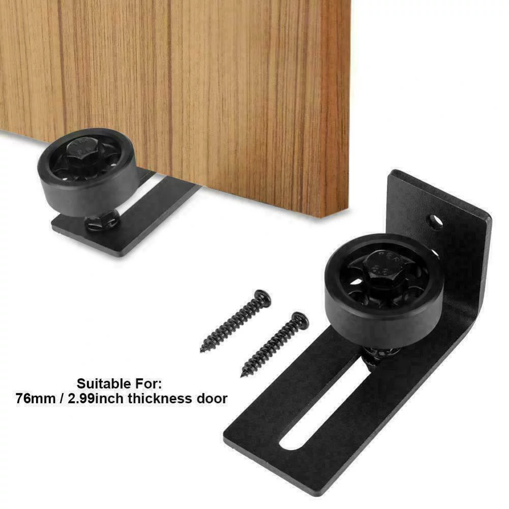 Steel Barn Door Sliding Floor Guider Barn Door Clip Hardware Accessories