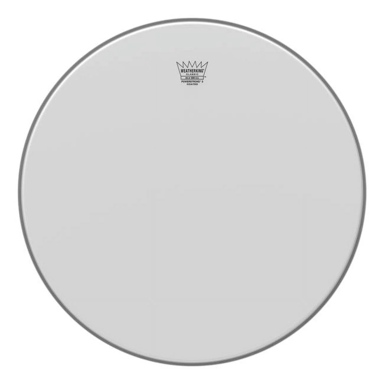 Remo Drum Heads 3700448 20 in. Dia. Bass Classic Powerstroke 3 Coated Drumhead