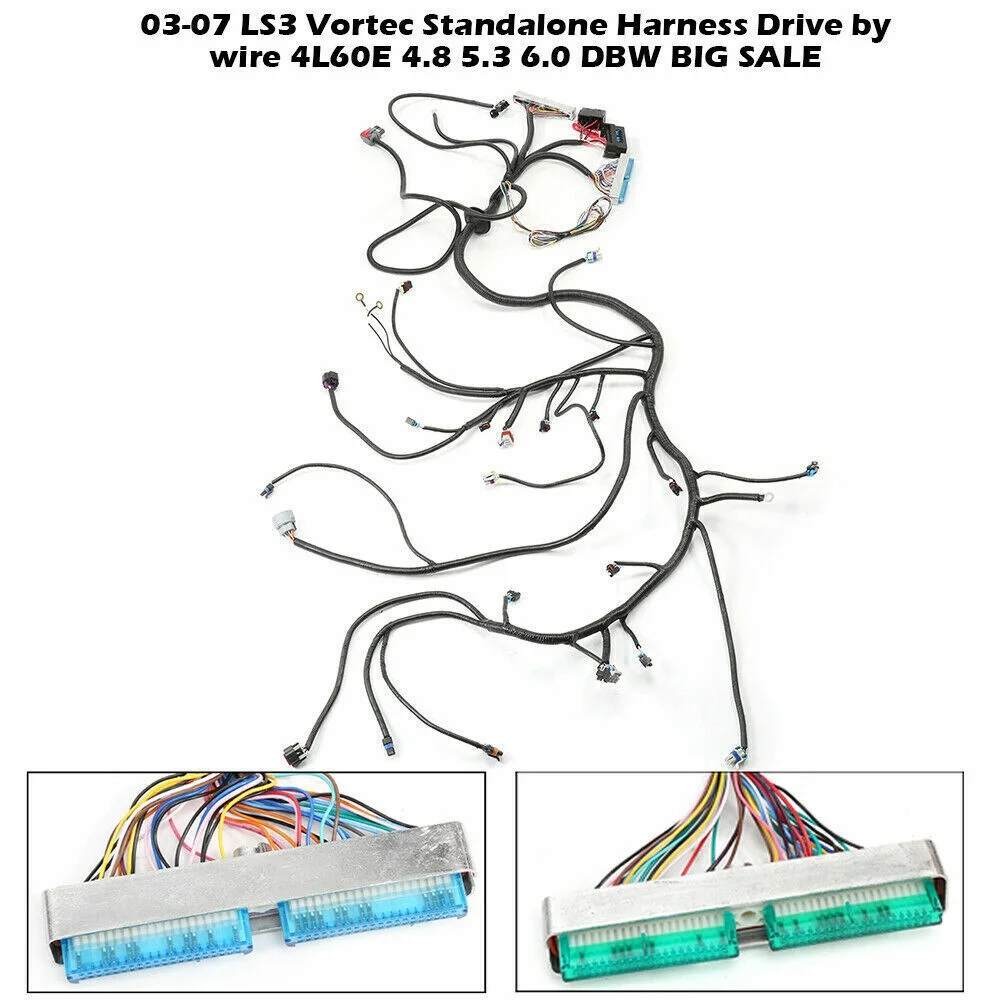 03-07 LS3 Engine Standalone Wire Harness Drive by wire 4L60E 4.8 5.3 6.0 DBW New