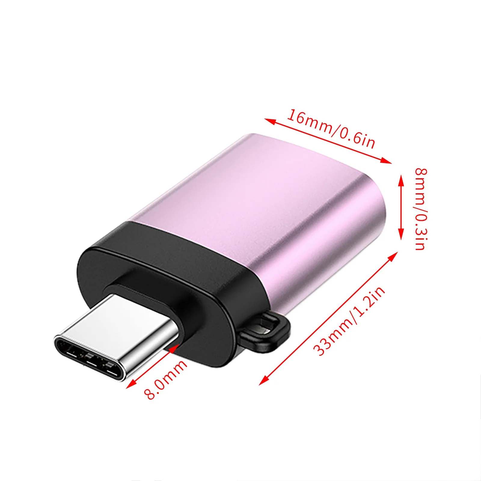 WANYNG Aluminum Type-c To USB 3.0 Adapter OTG Adapter Small And Portable