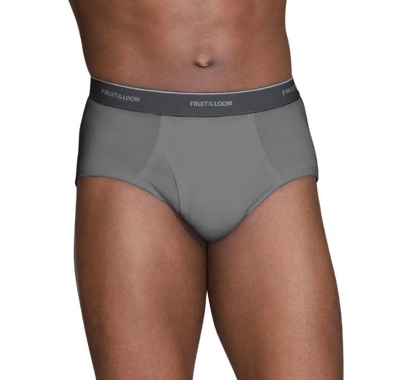Fruit of the Loom Men's 100% Cotton Assorted Dual Defense Fashion Mid-rise Briefs