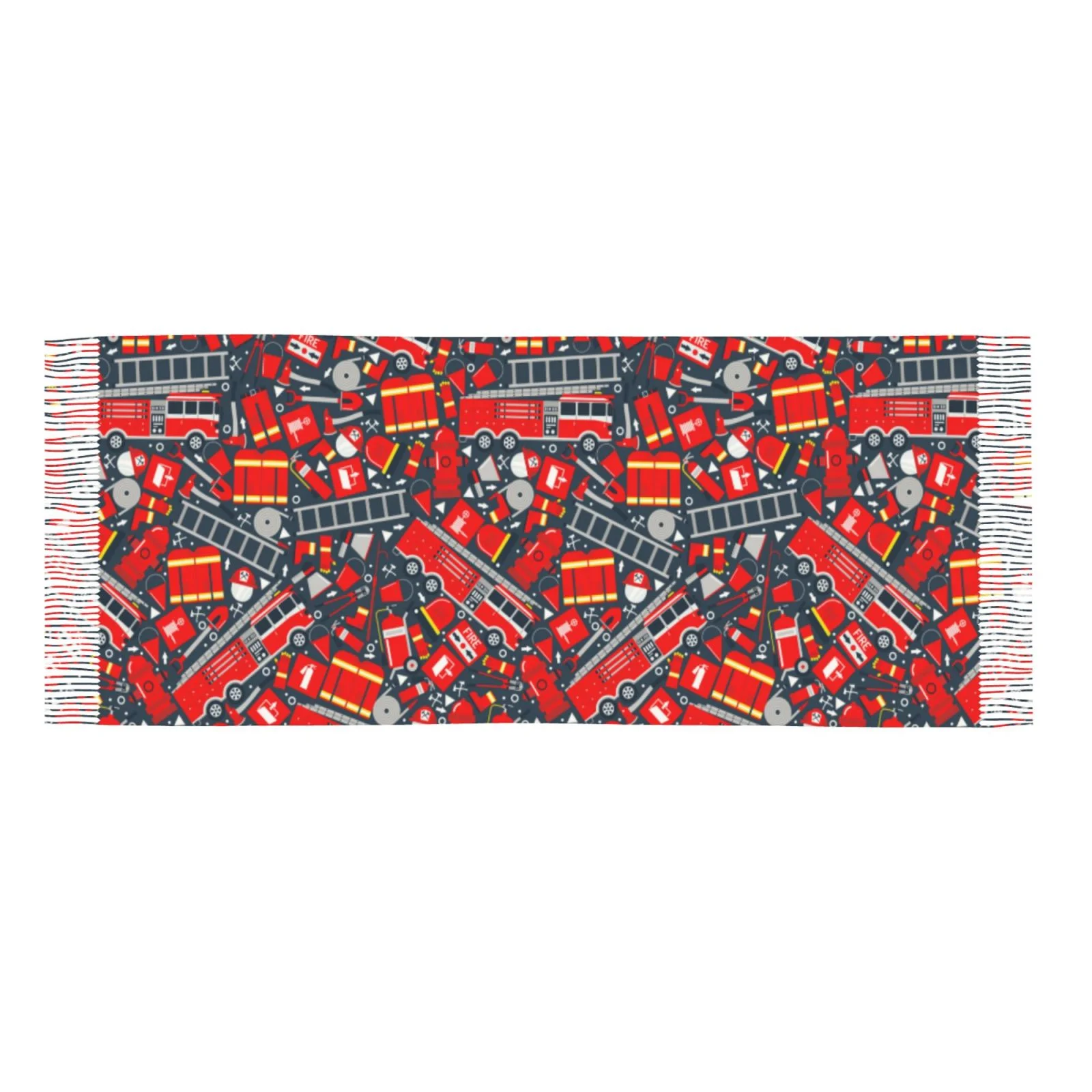 Ocsxa Scarf Shawl Wraps For Women Soft Cashmere Scarf Fire Sign Printed Large Blanket Scarf