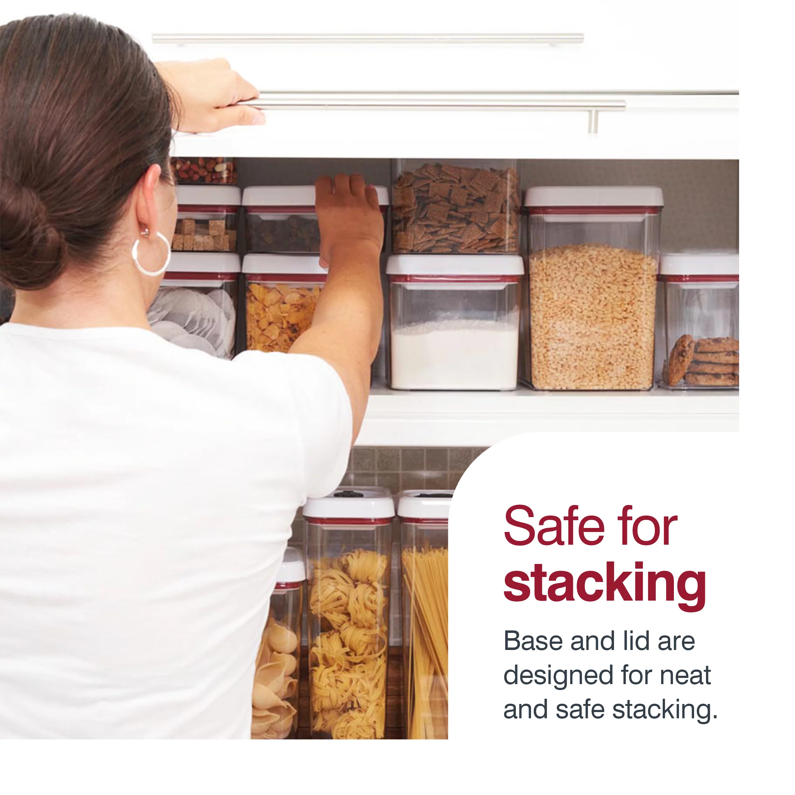 Zyliss Twist & Seal 5 Piece Storage Container Set, Airtight Food Storage Containers