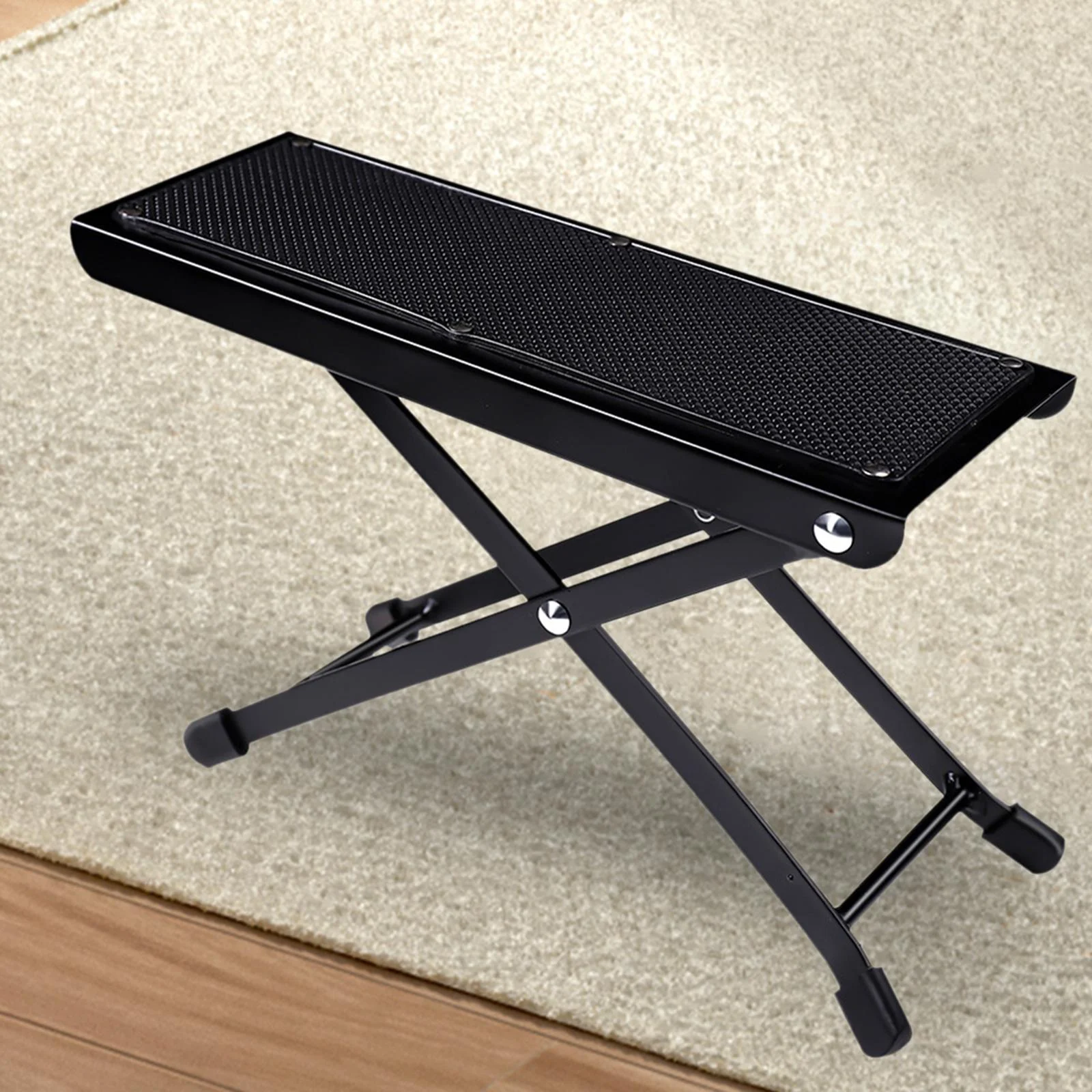 Pedicure Desk Footrest Ergonomic Footrest Foot Stool Non Slip Pad Beauty Pedicure Guitar Foot Stool for Home Manicure Table