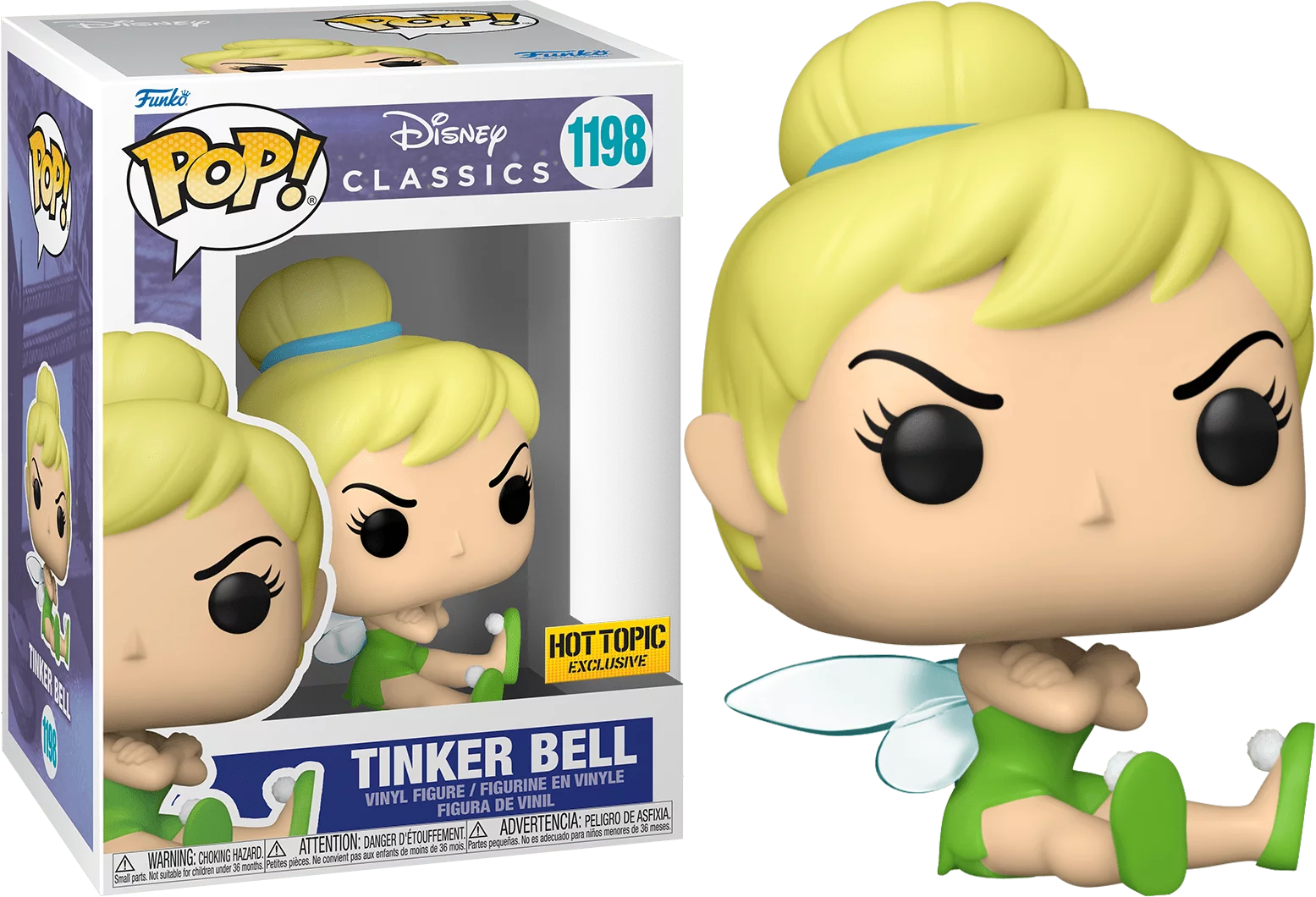 Funko Pop! Disney Classics: Grumpy Tinkerbell #1198 Exclusive Vinyl Figure