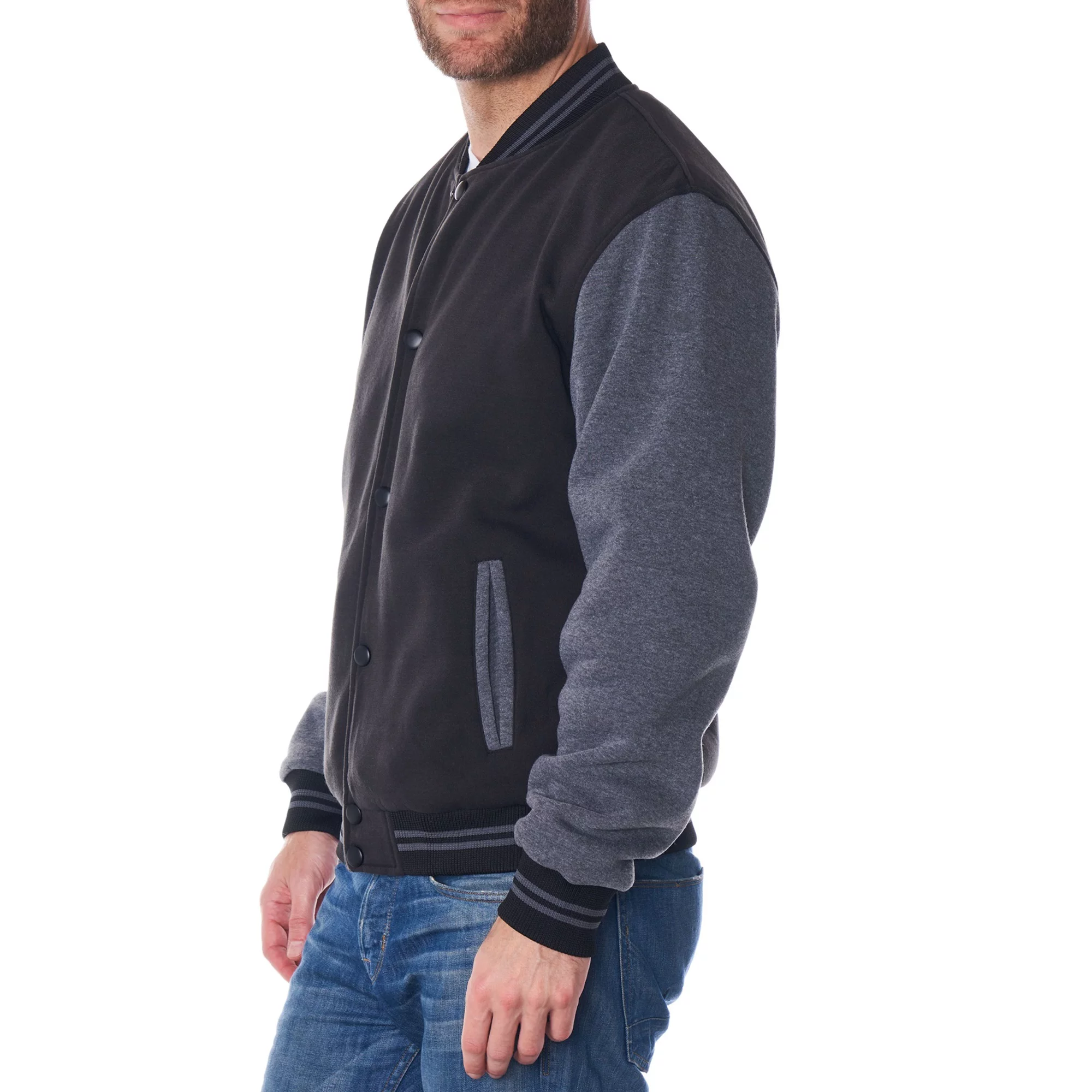 Alpine Swiss Tyler Mens Varsity Baseball Jacket Casual Letterman Bomber Jacket