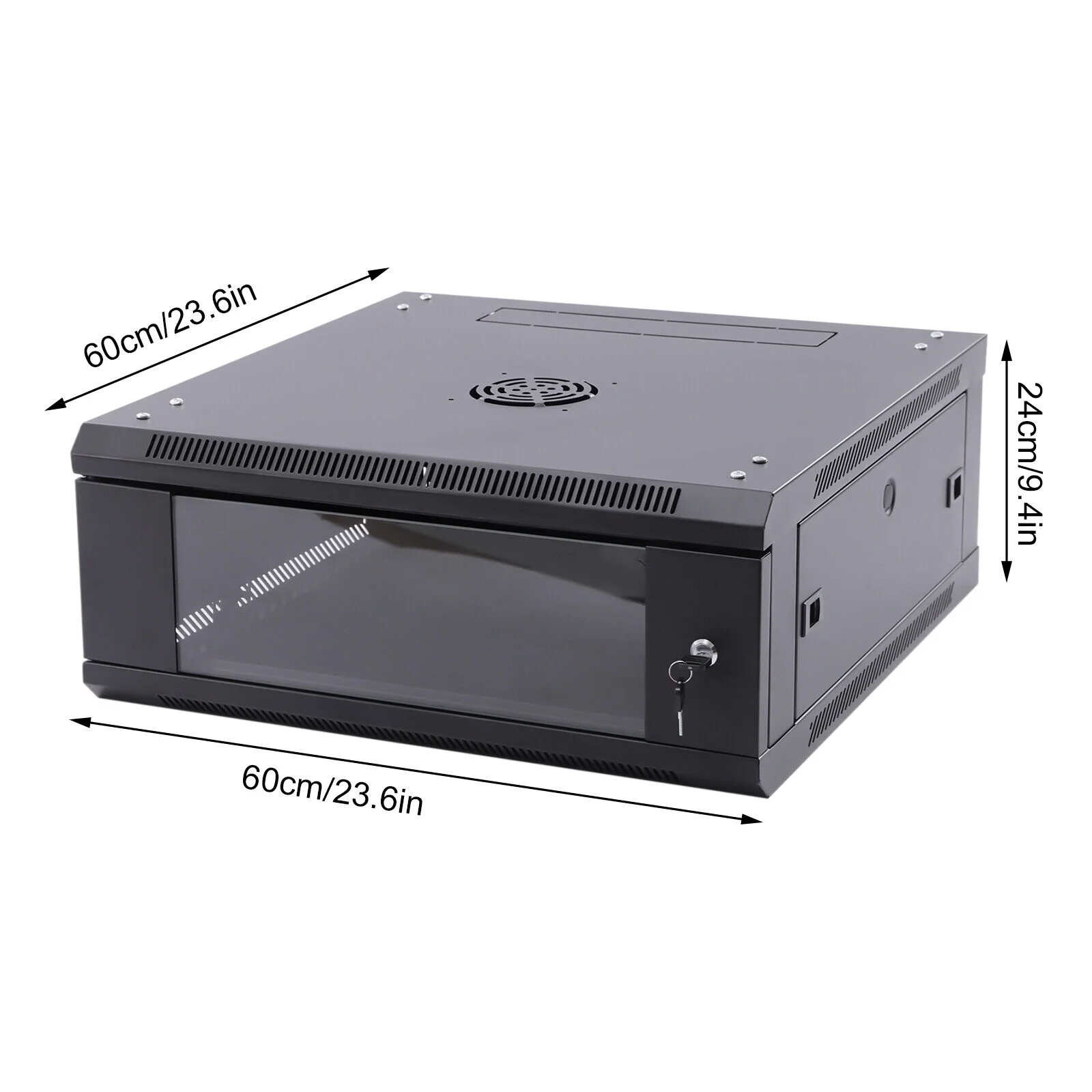 4U Wall Mount Server Rack Network Enclosure 24