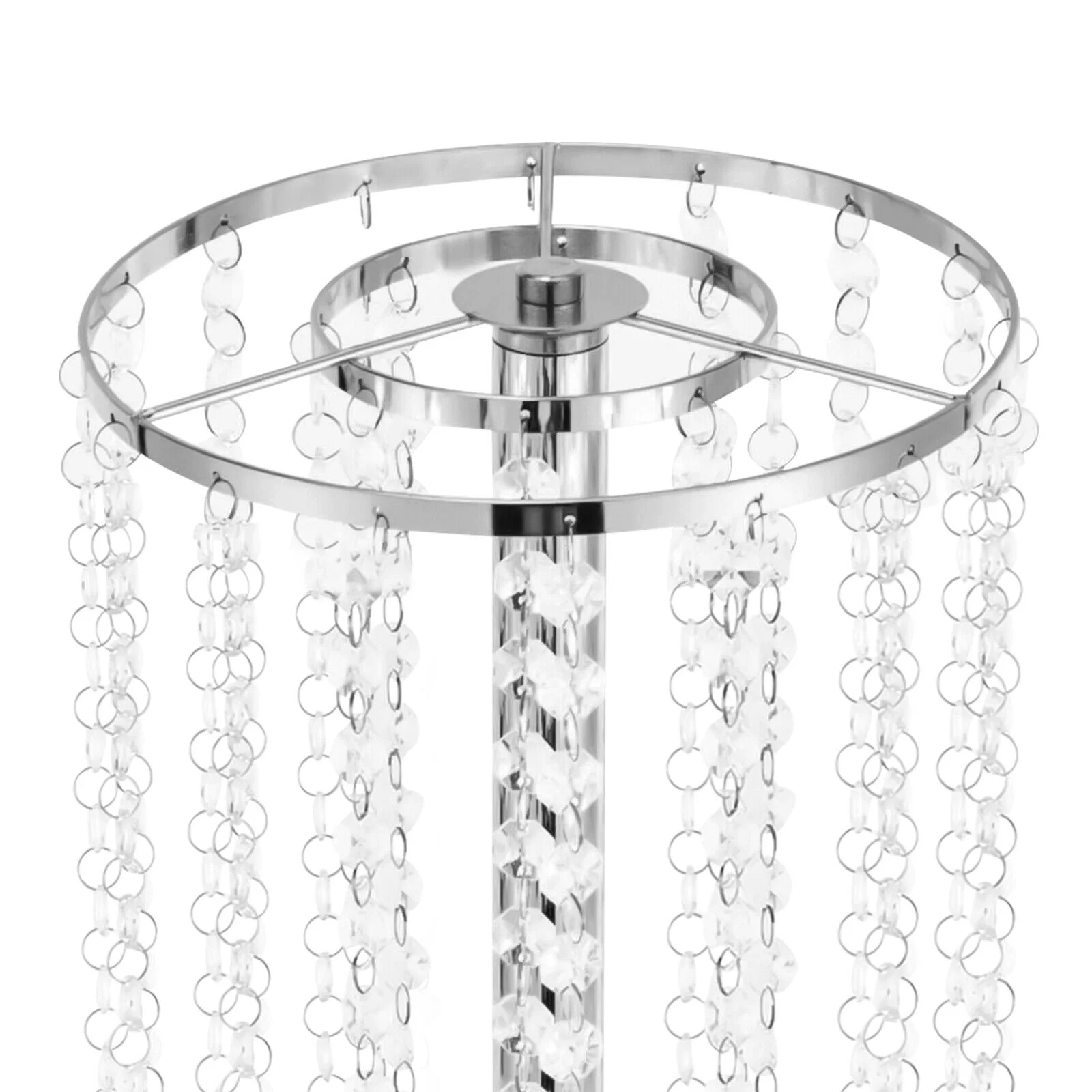 Miumaeov 10 Packs 23.6inch Tall Wedding Centerpieces Flower Vases Stand Crystal Flower Arrangements Decor