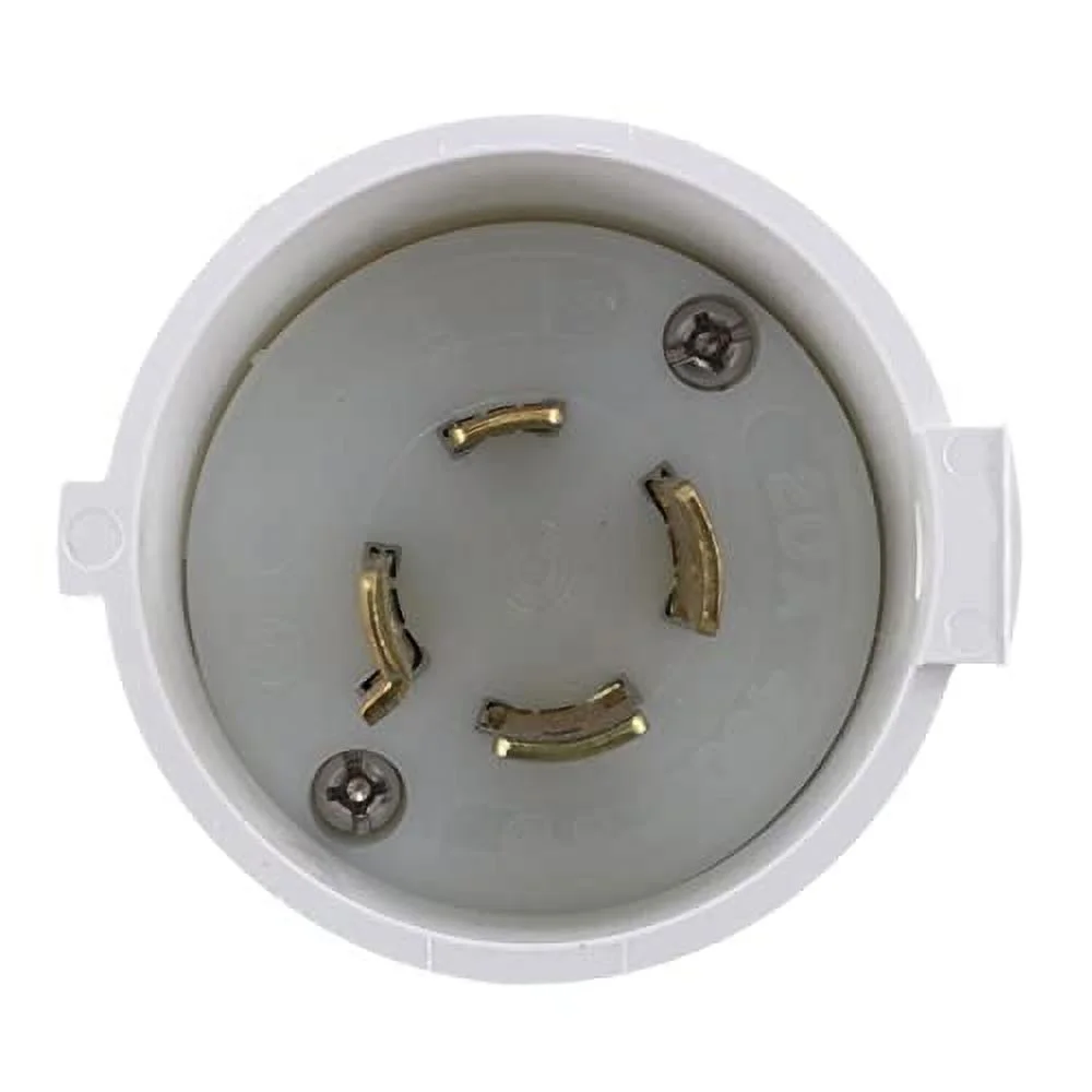 HBL2431S Locking  Shroud Plug, 20 Amp, 3 Phase, 480V, L16-20P