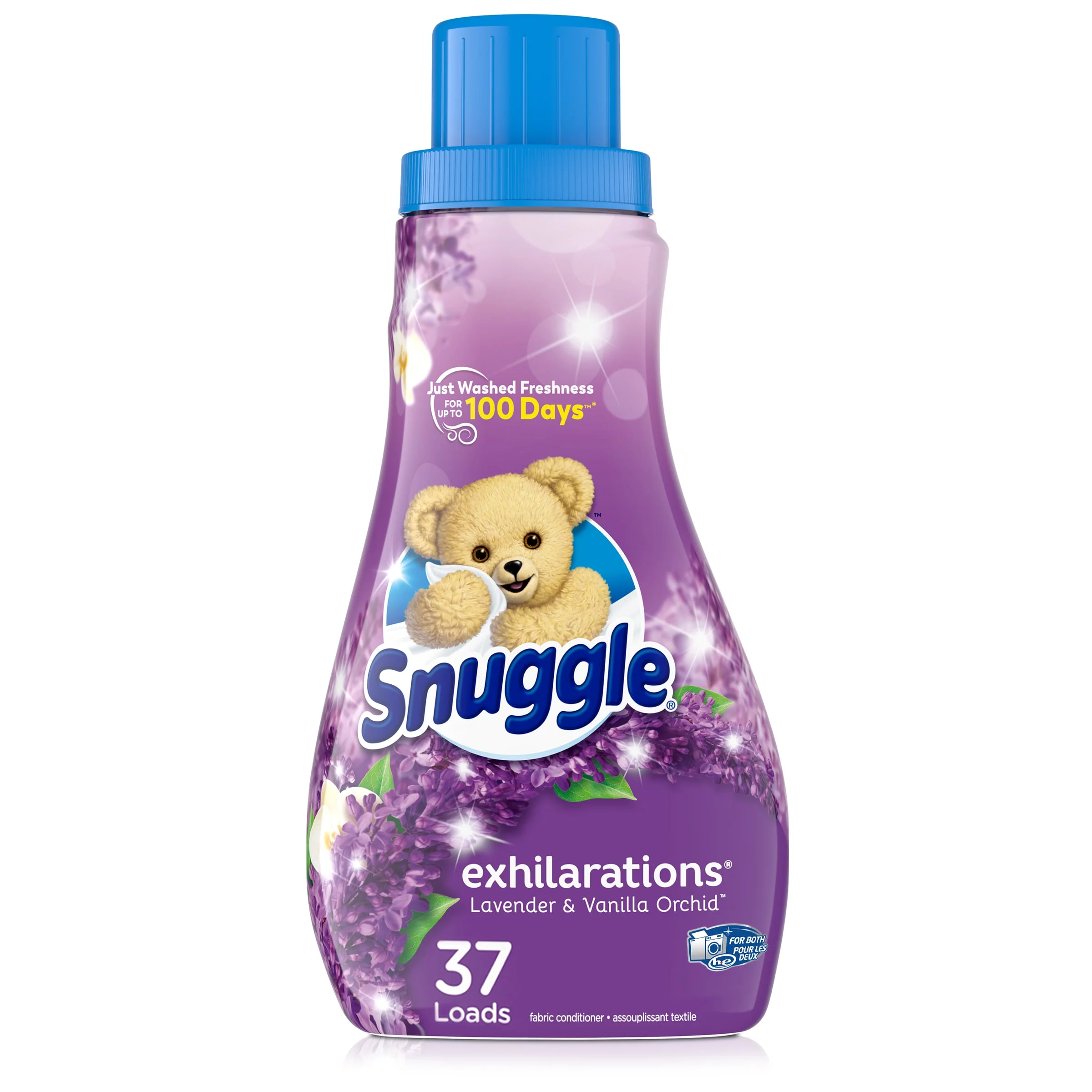 Snuggle Exhilarations Liquid Fabric Softener, Lavender & Vanilla Orchid, 32 Ounce, 37 Loads