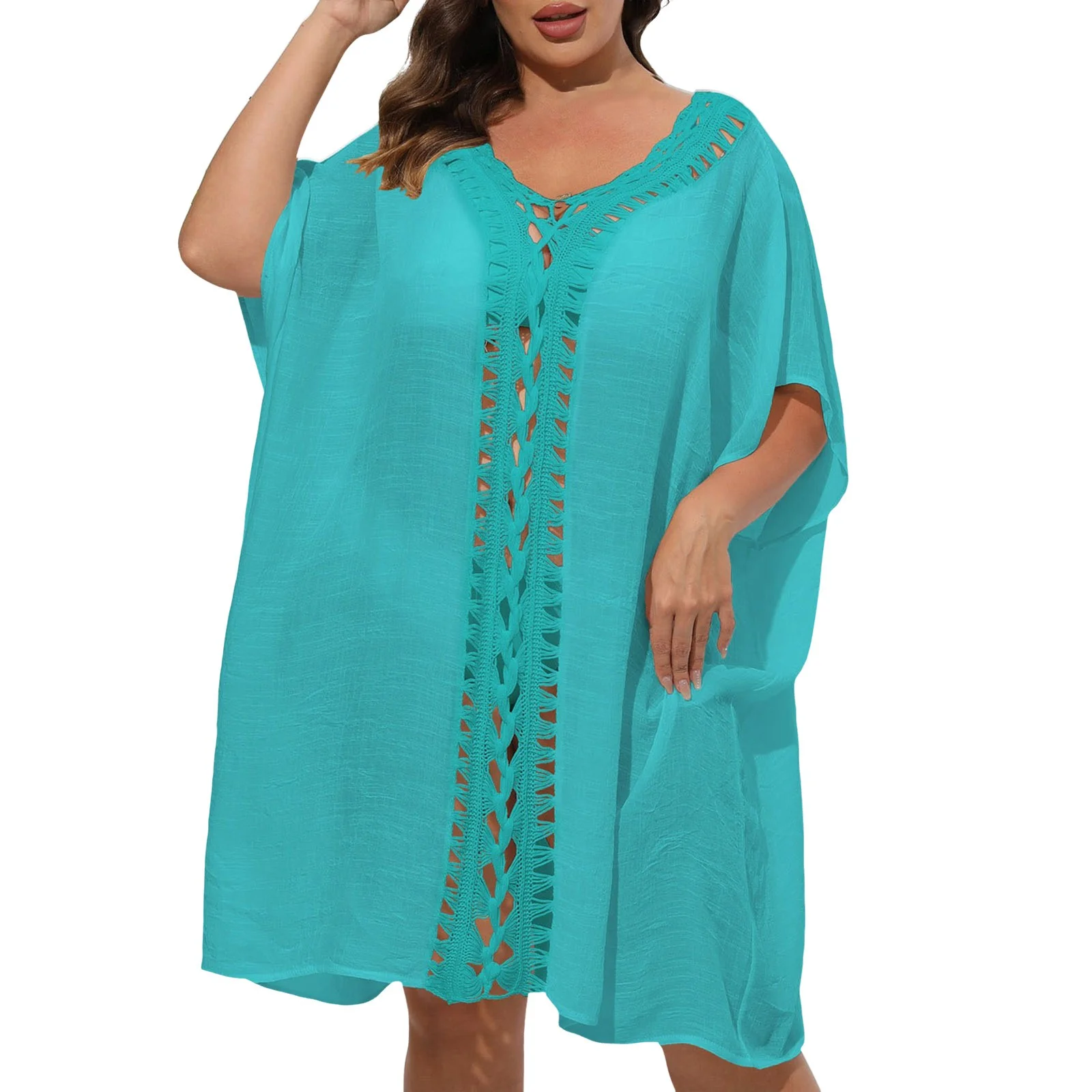 Women Mid Length Sleeve Pullover Plus Size Viscose Women Dress For Prayer