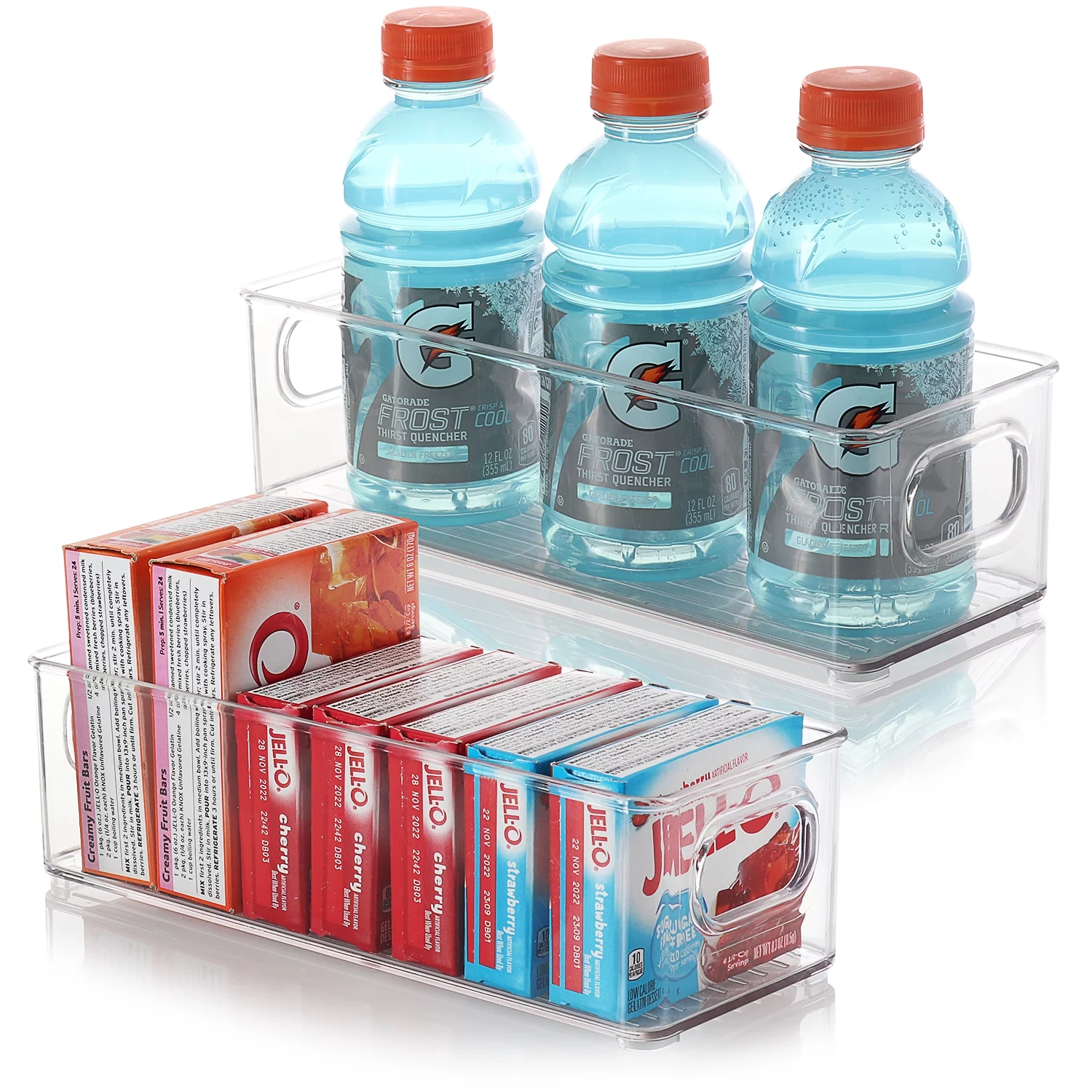 StorageBud Clear Storage Bins , 10X4X3