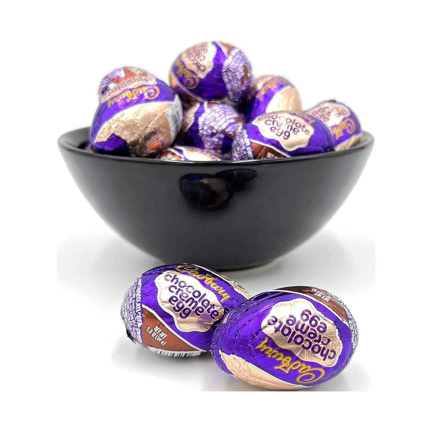 CADBURY CHOLATE CREME EGGS, Milk Cholate Filled Creamy Cholate Candy, 1.2 Ounce Egg (42 unt Pack)