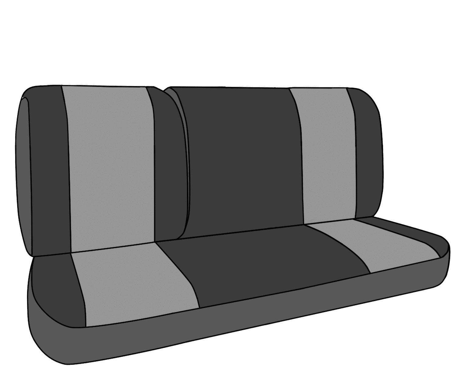 CalTrend Rear 60/40 Split Back & Solid Cushion Mossy Oak Seat Covers for 2008-2008 Ford Focus - FD342-76MB Brake Up Country Insert with Black Trim