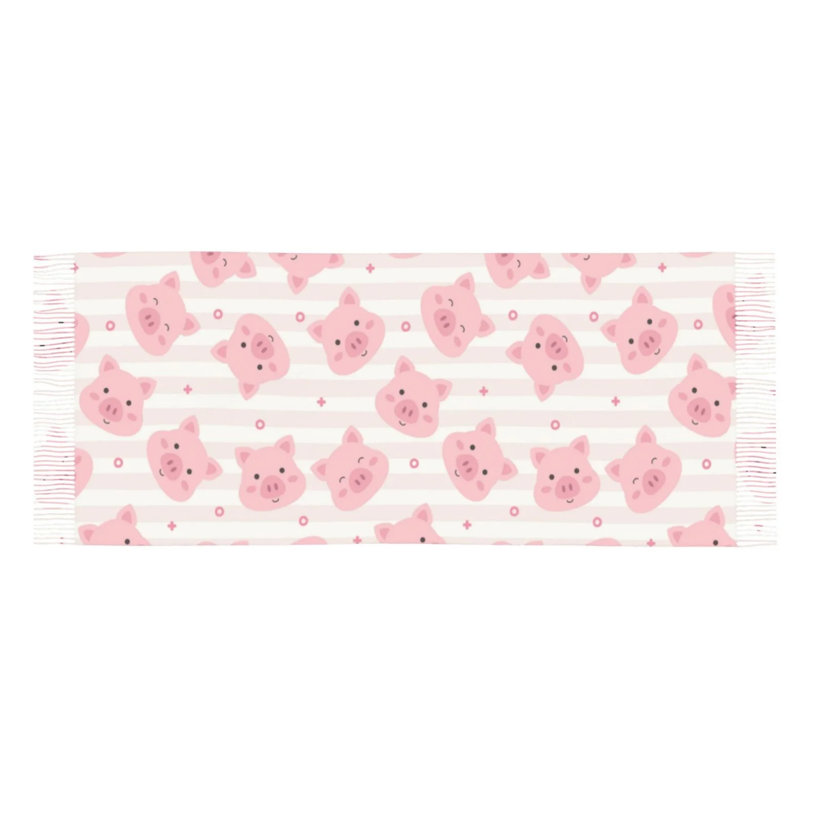 Ocsxa Scarf Shawl Wraps For Women Soft Cashmere Scarf Cartoon Pig Printed Large Blanket Scarf