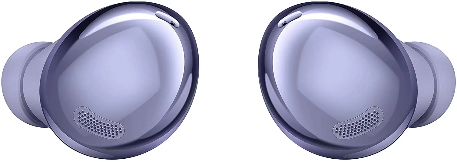 UrbanX Street Buds Pro Bluetooth Earbuds For ZTE Grand X4 True Wireless, Noise Cancelling, Charging Case, Quality Sound, Sweat Resistant, Purple (US Version)