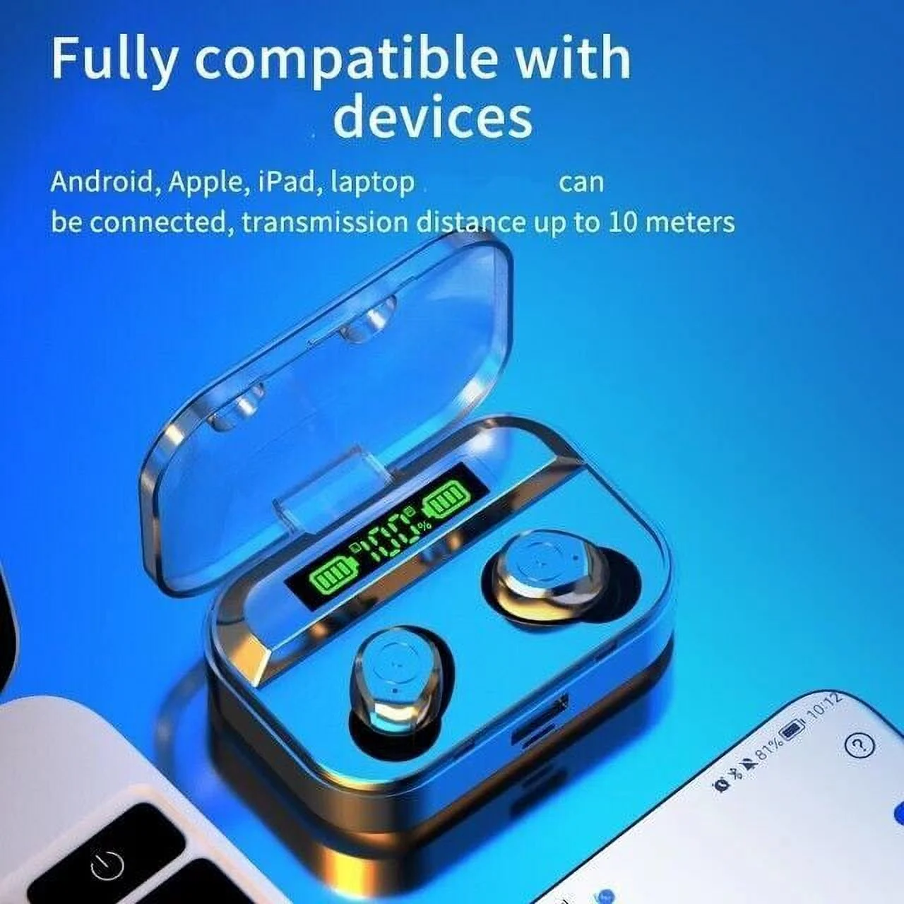 NEW Bluetooth Earbuds 5.3 Connectivity Bluetooth Wireless Earphone Waterproof