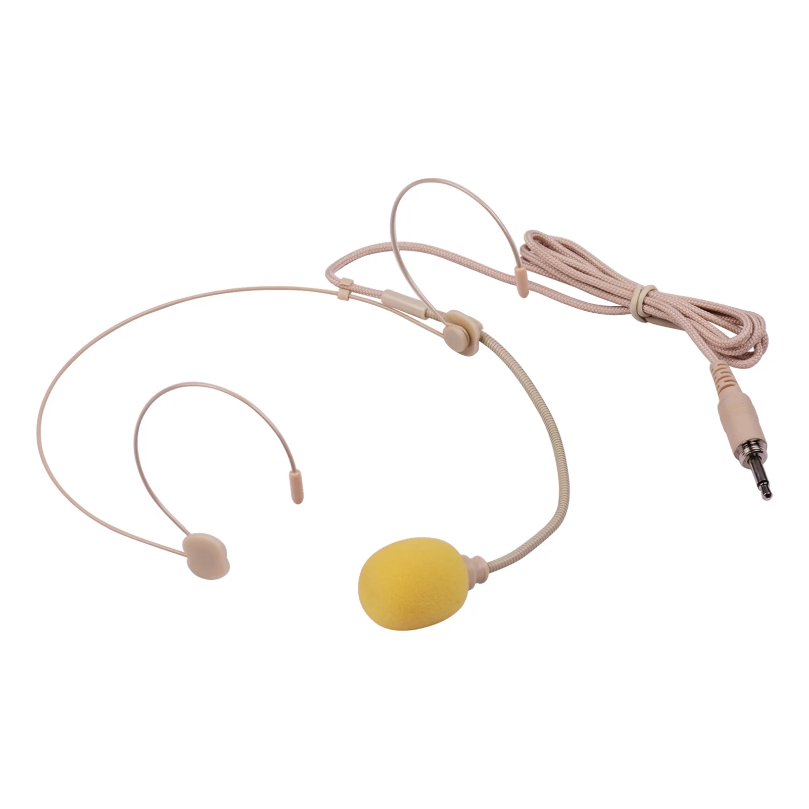 Carevas High Quality 3.5mm Interface Condenser Microphone Headset for Wireless Bodypack Systems