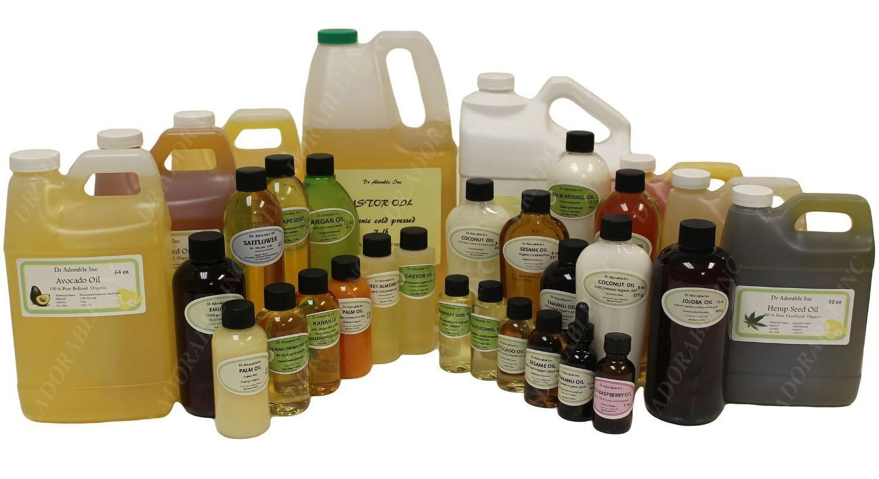 Dr.Adorable - Coconut Jamaican Black Castor Oil 100% Pure Organic Cold Pressed Natural 8 oz