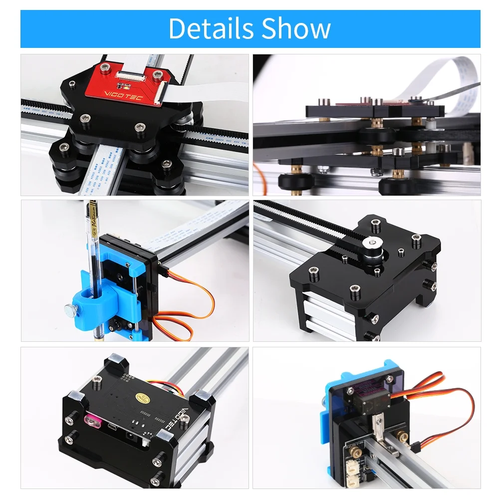 DIY Plotter Pen Drawing Robot Kit for Desktop, Assembled Drawing Machine for Painting and Handwriting