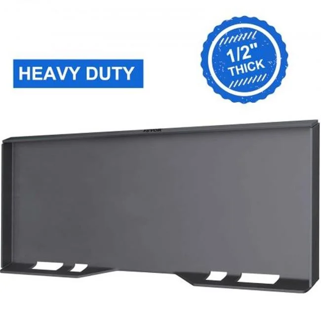 Vevor Skid Steer Mount Thick Steel Quick Attachment Loader Plate with 3 Additional Welding Rod