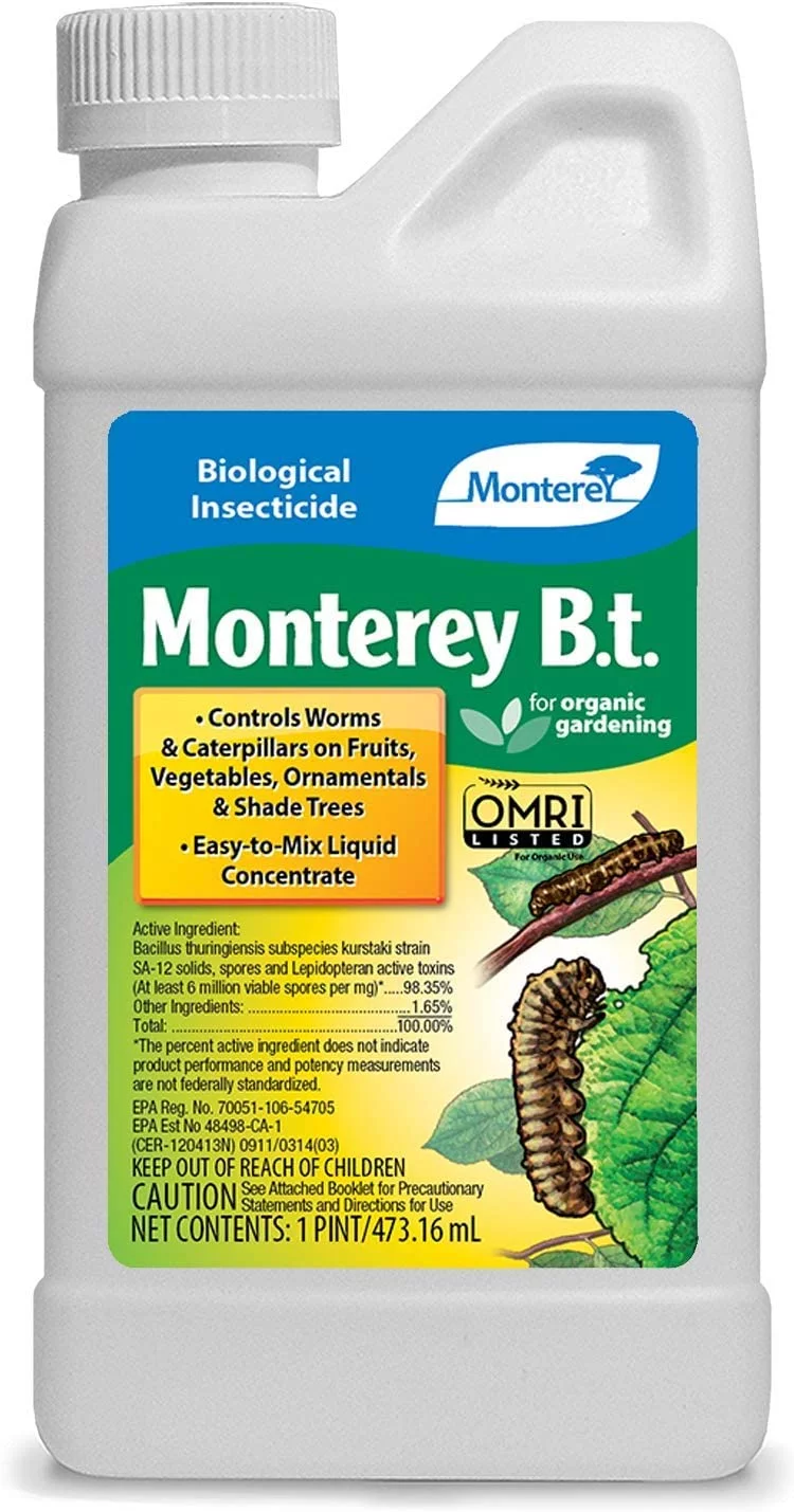 Monterey B.t. Organic Insect Killer Liquid Concentrate 1 pt