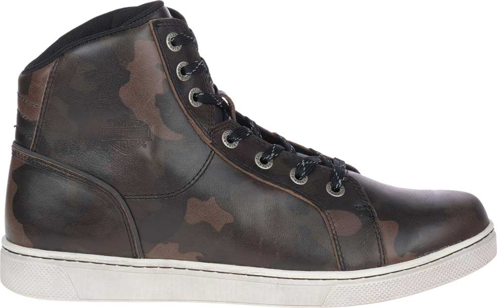 Men's Harley-Davidson Bateman Motorcycle Boot Camo Full Grain Leather 8 M