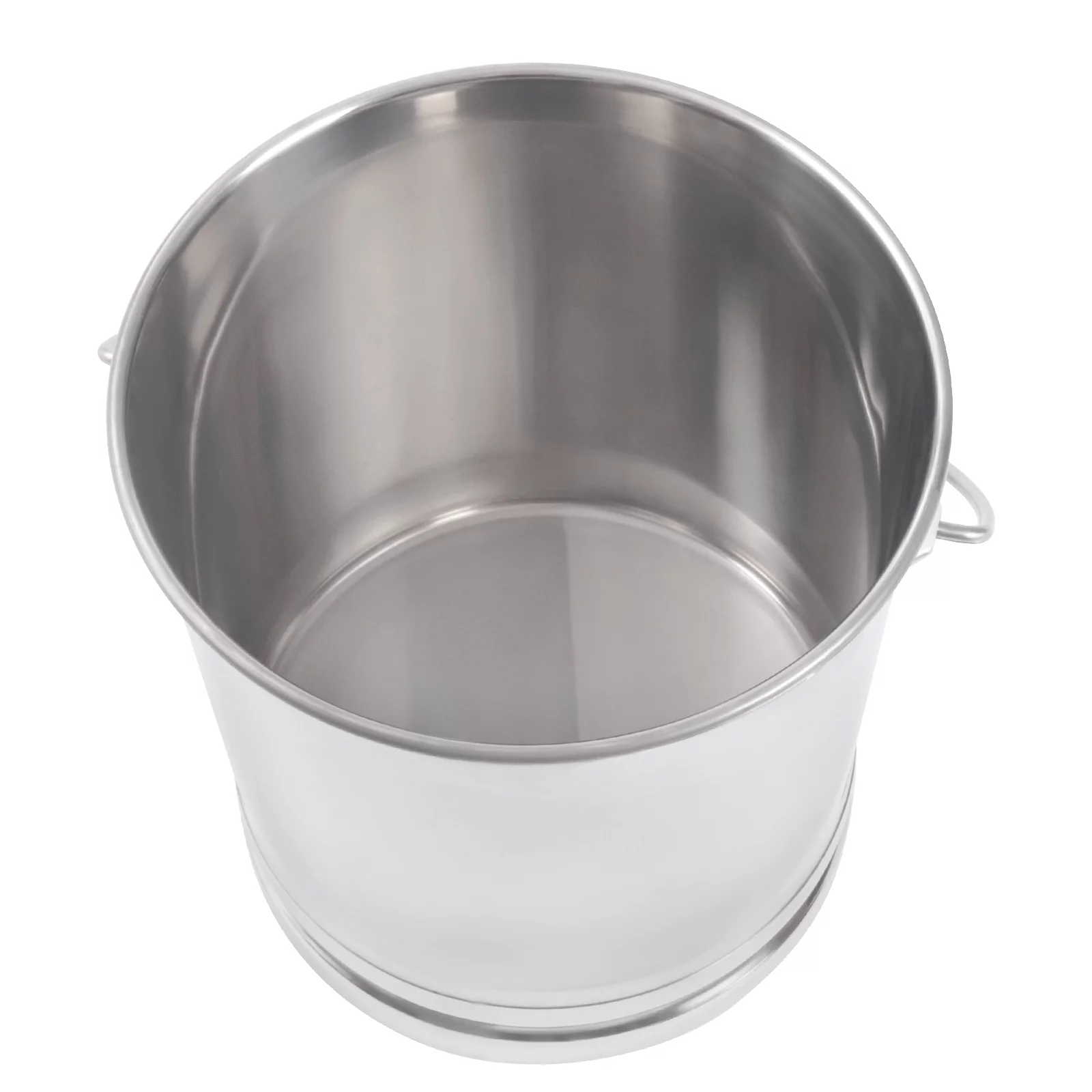 14L/3.7Gallon Stainless Steel Metal Bucket with Lid and Handle Milk Pail Bucket