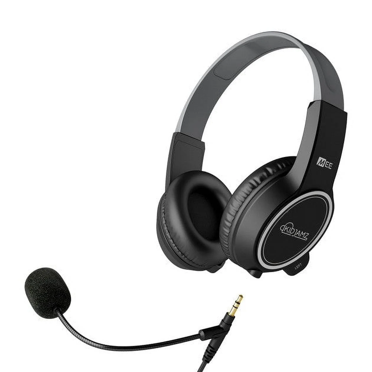 MEE Audio MEE-HP-KJ35M-BK USB Wired Over-Ear Headphones, Black