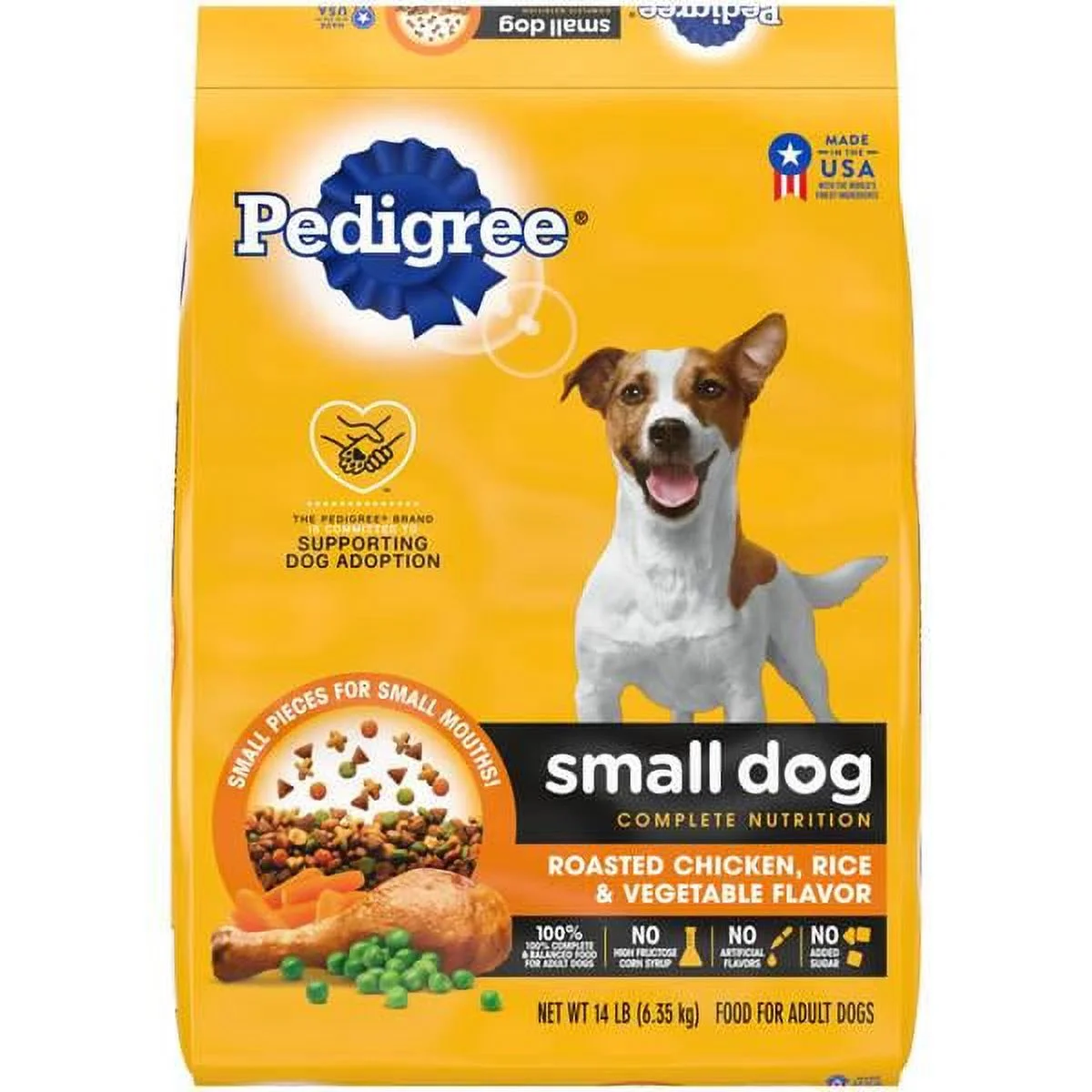 14 lb Small Dog Roasted Chicken, Rice and Vegetable Flavor Dry Dog Food