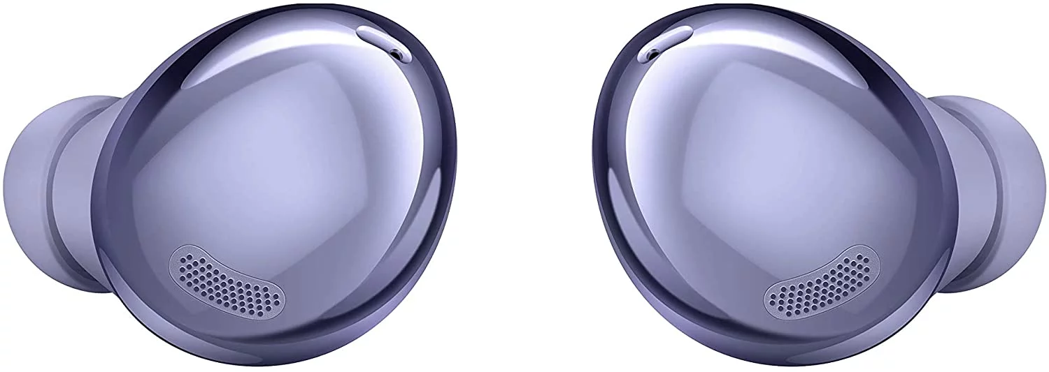 UrbanX Street Buds Pro Bluetooth Earbuds For alcatel 3x (2019) True Wireless, Noise Cancelling, Charging Case, Quality Sound, Sweat Resistant, Purple (US Version)