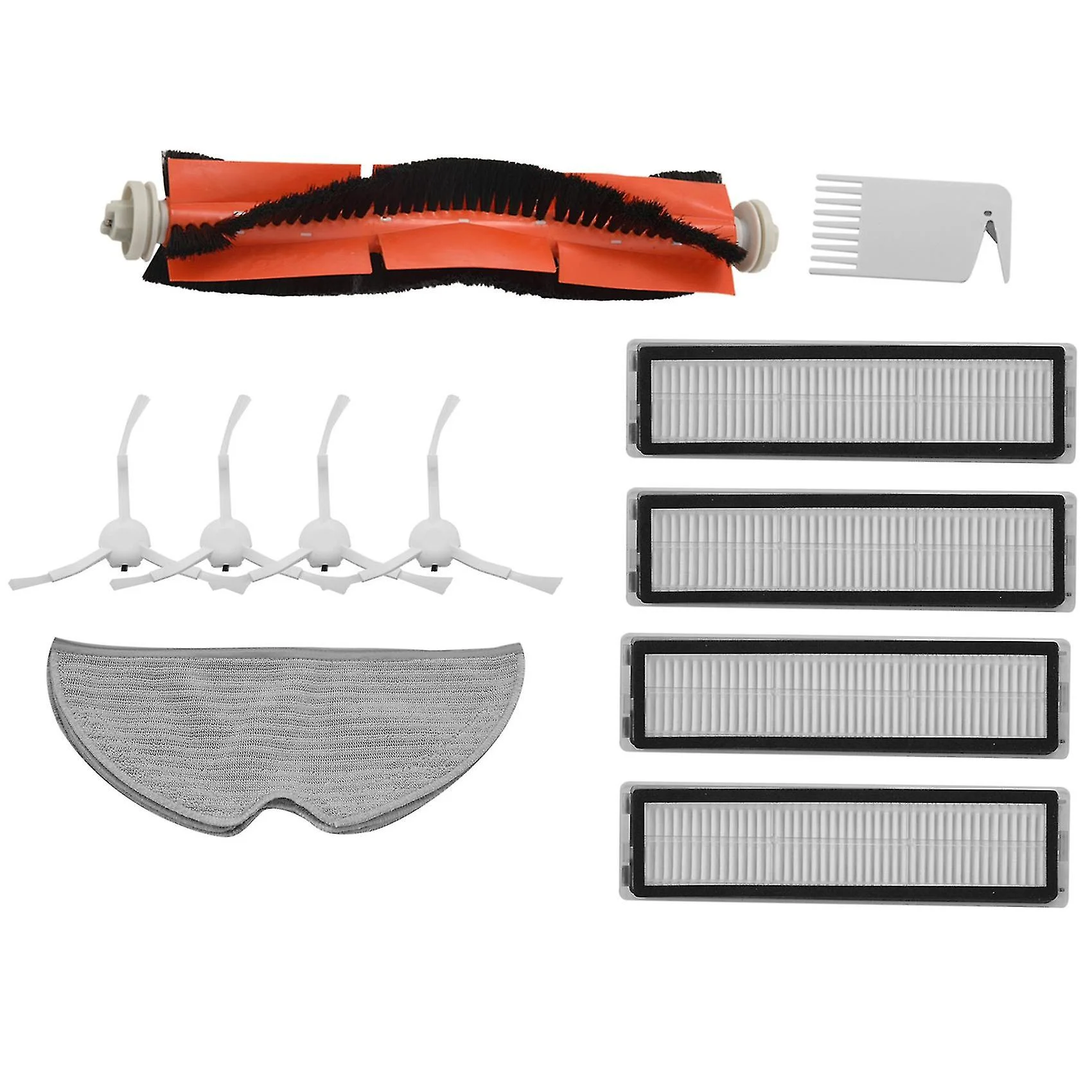 For D9 Robot Vacuum Cleaner Replacement Accessories Main Brush Side Brush Hepa Filter Mop Cloth Spa Hy