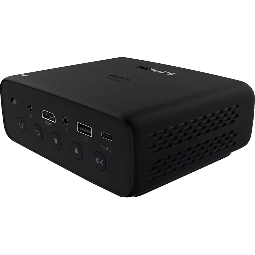 Philips PicoPix Micro 2, Pico Projector, LED DLP, 5h Battery Life, HDMI, USB-C - (Open Box)