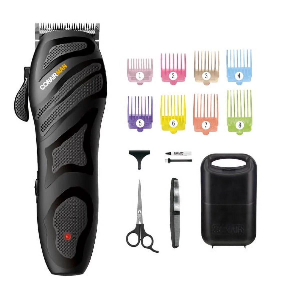 ConairMAN Number Cut, Cord/Cordless Men’s Hair Clippers and Trimmers Set HC355