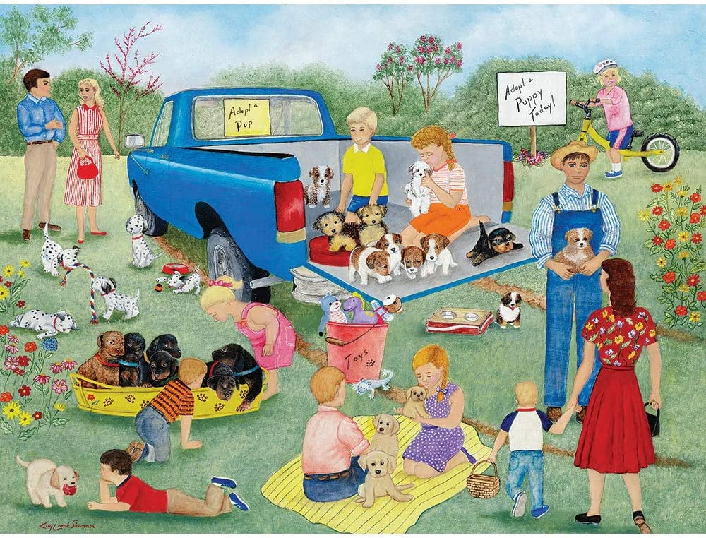 Bits and Pieces - Value Set of Three (3) 300 Piece Jigsaw Puzzles for Adults - Each Puzzle Measures 18