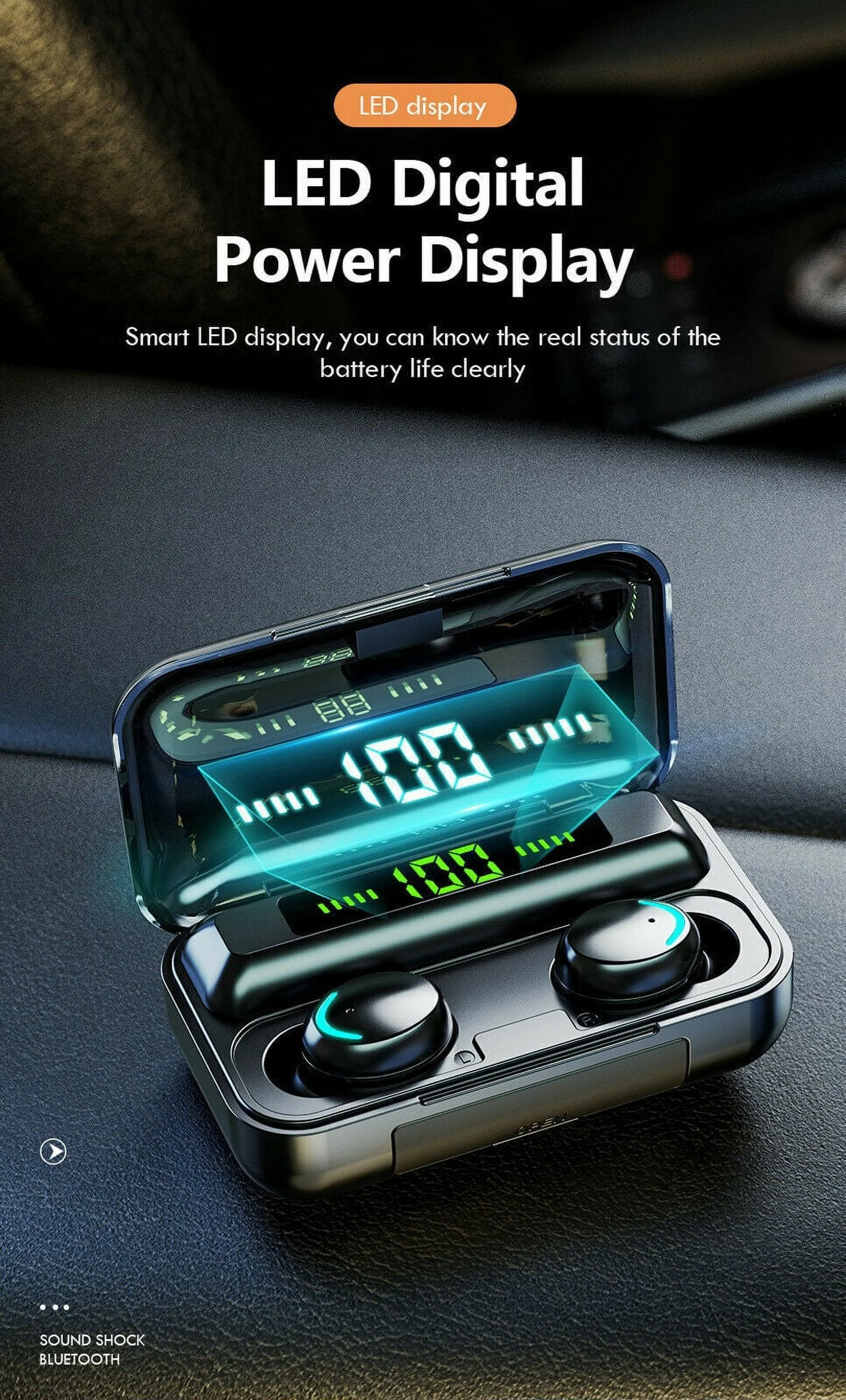 Bluetooth Earbuds TWS 5.3 Connectivity Bluetooth all Phones Earphone Waterproof