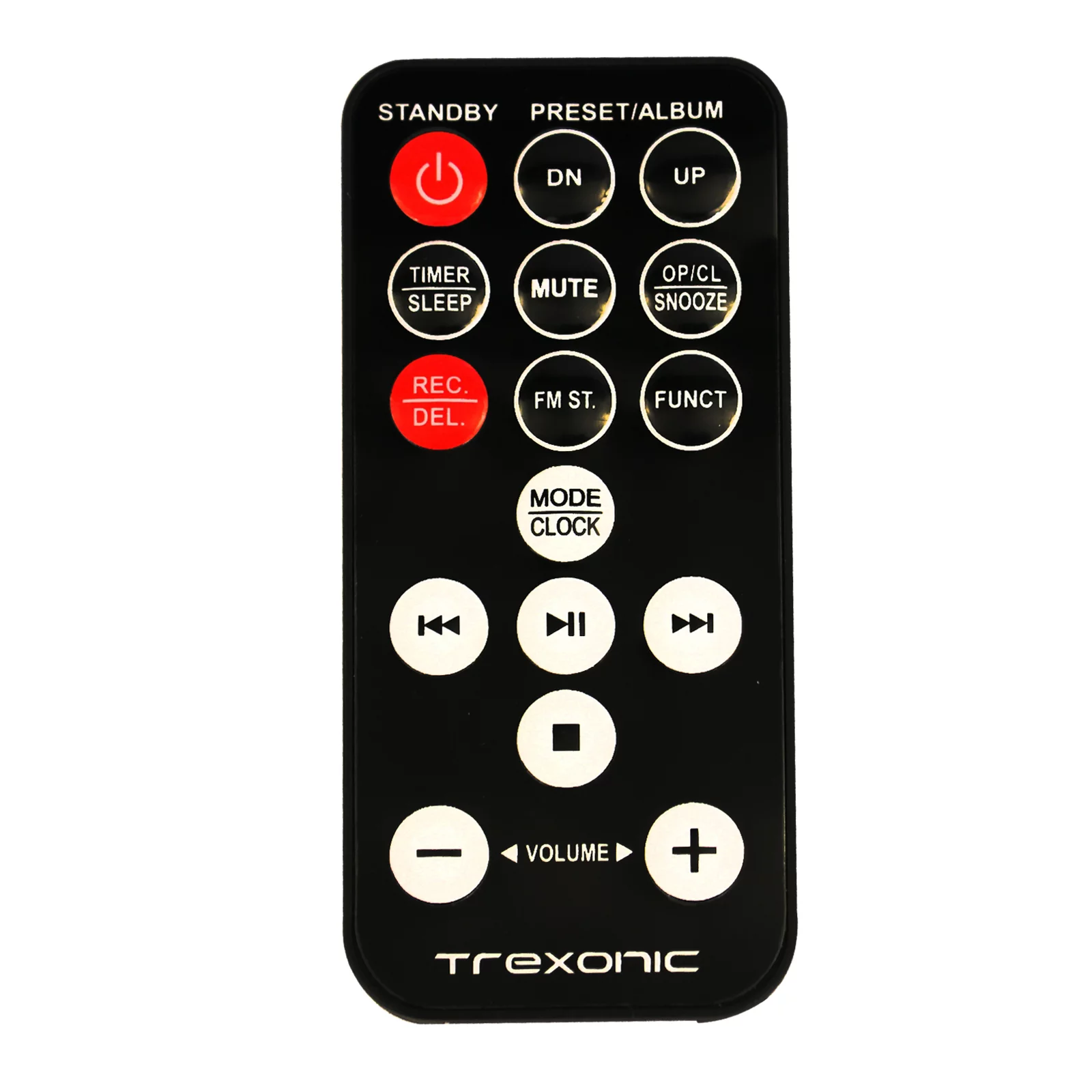 Trexonic 3-Speed Turntable with CD Player, Dual Cassette Player, BT, FM Radio & USB/SD Recording and Wired Shelf Speakers