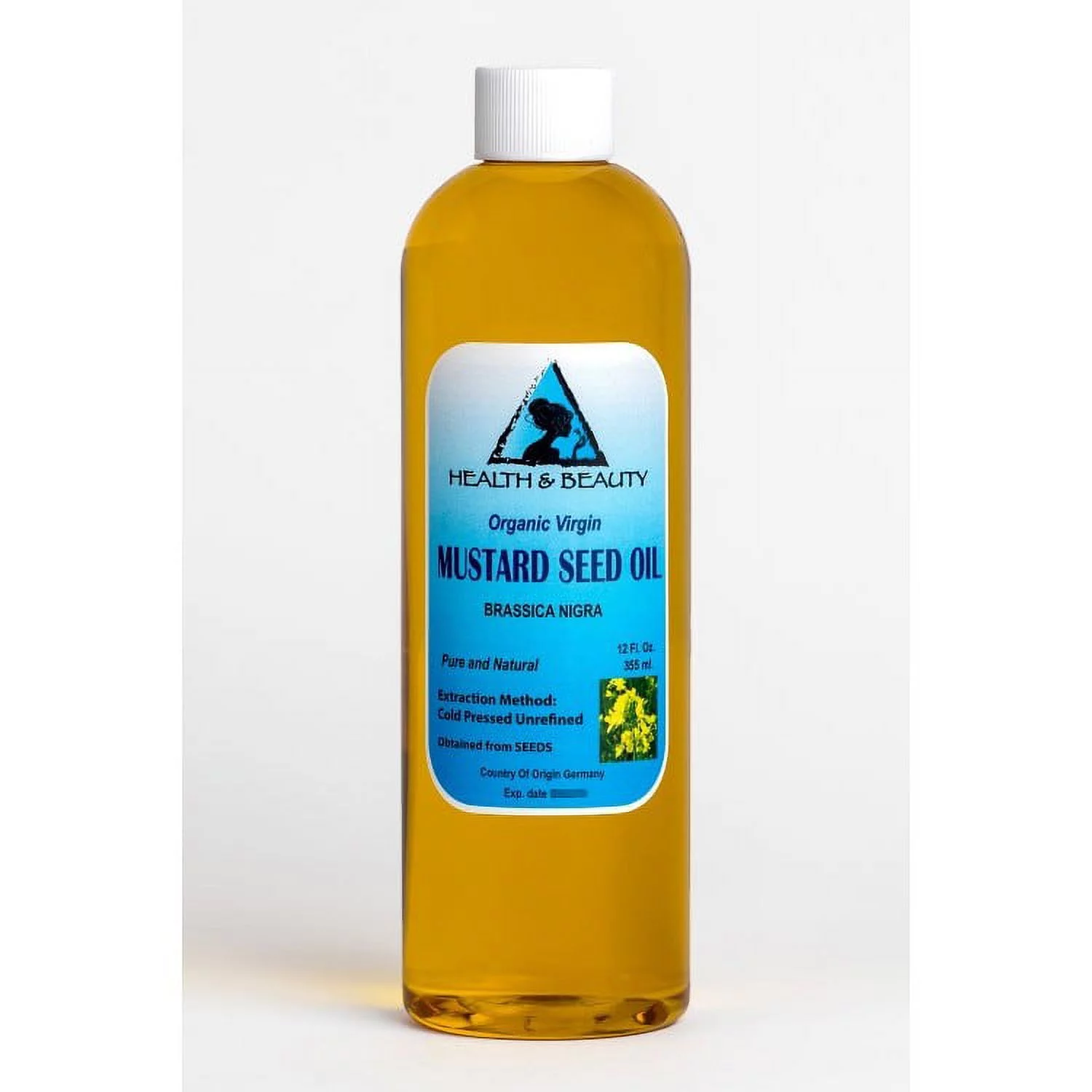 MUSTARD OIL ORGANIC UNREFINED VIRGIN COLD PRESSED RAW PREMIUM FRESH PURE 36 OZ
