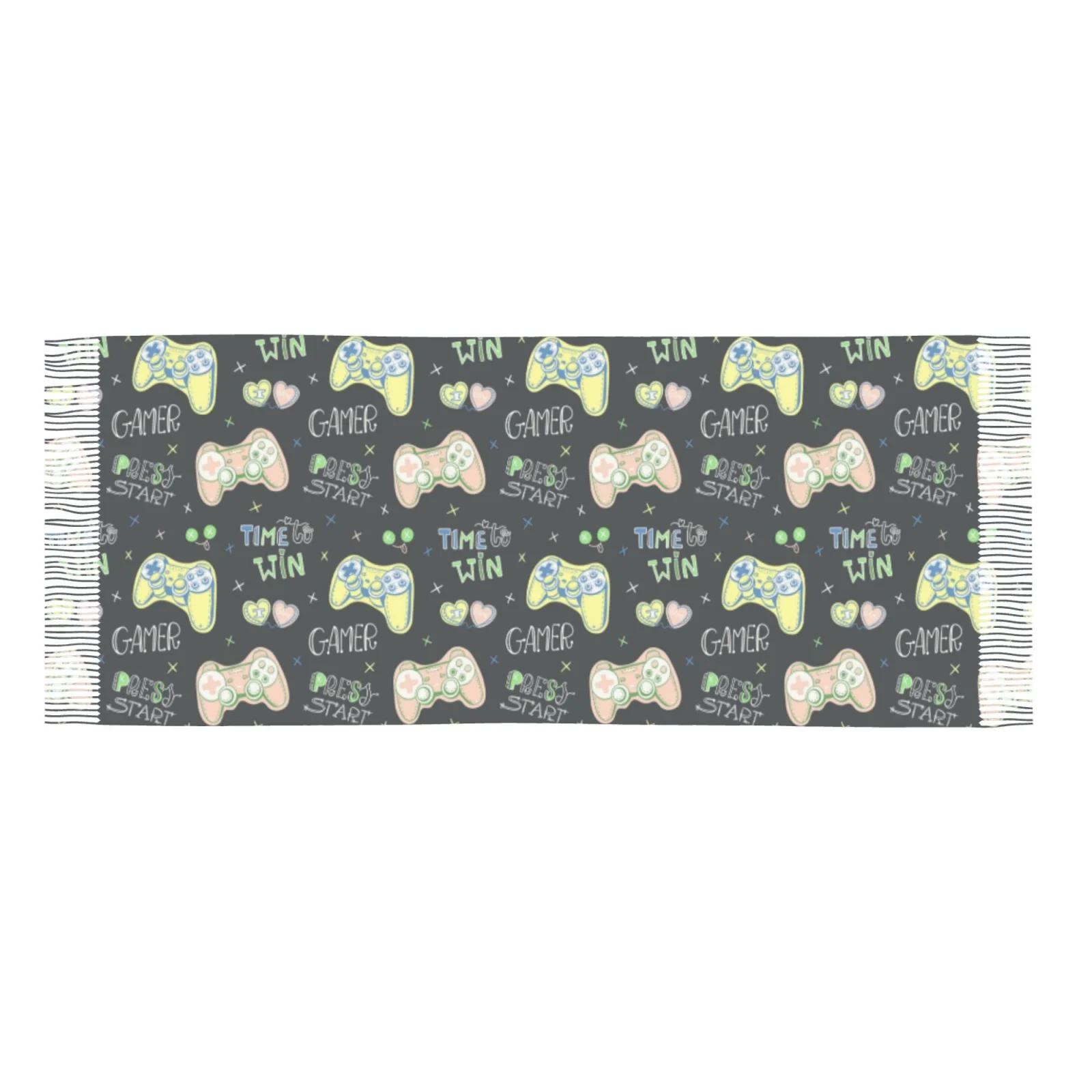 Ocsxa Scarf Shawl Wraps For Women Soft Cashmere Scarf Gamers Printed Large Blanket Scarf